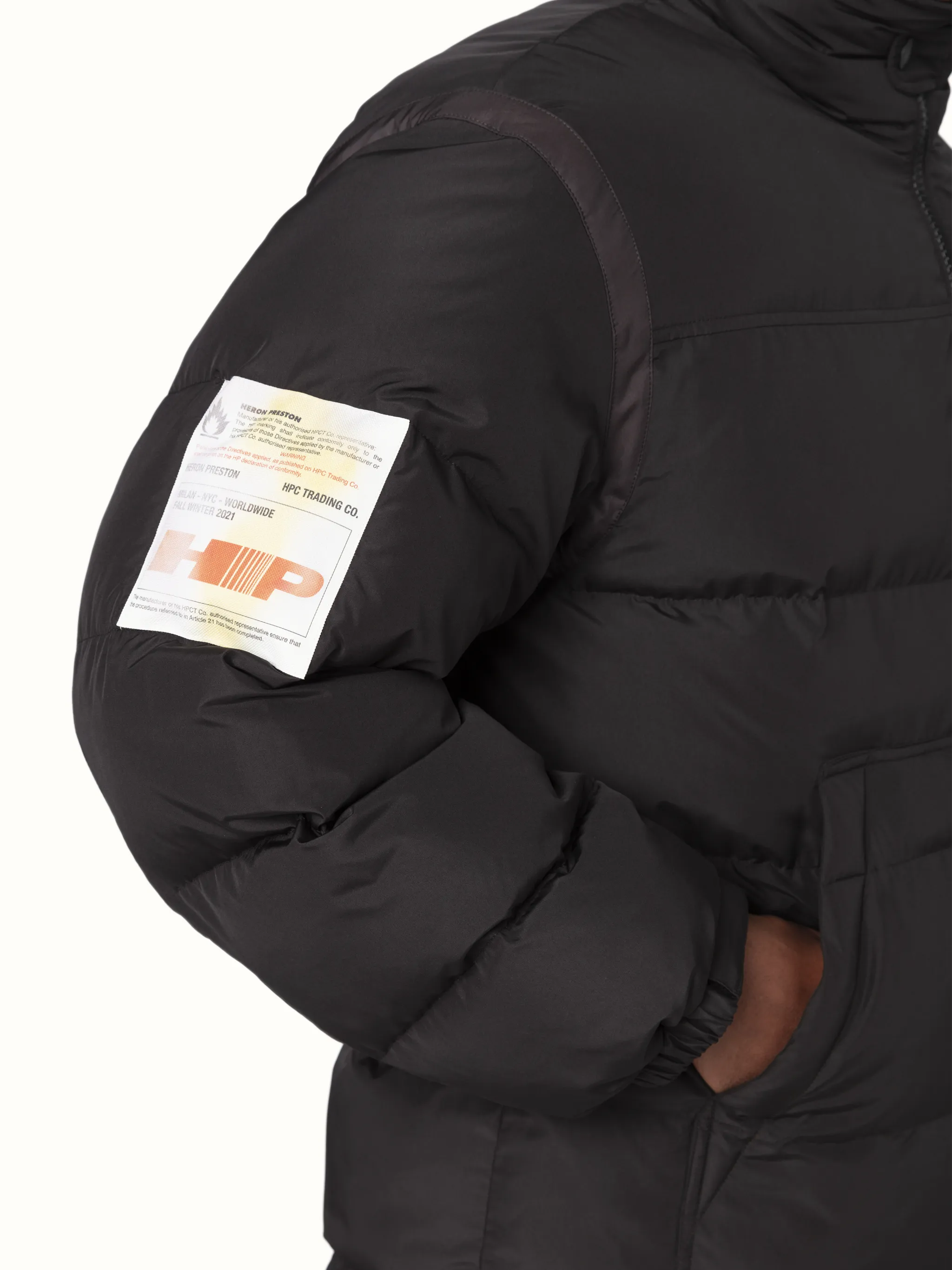 LABEL PUFFER JACKET