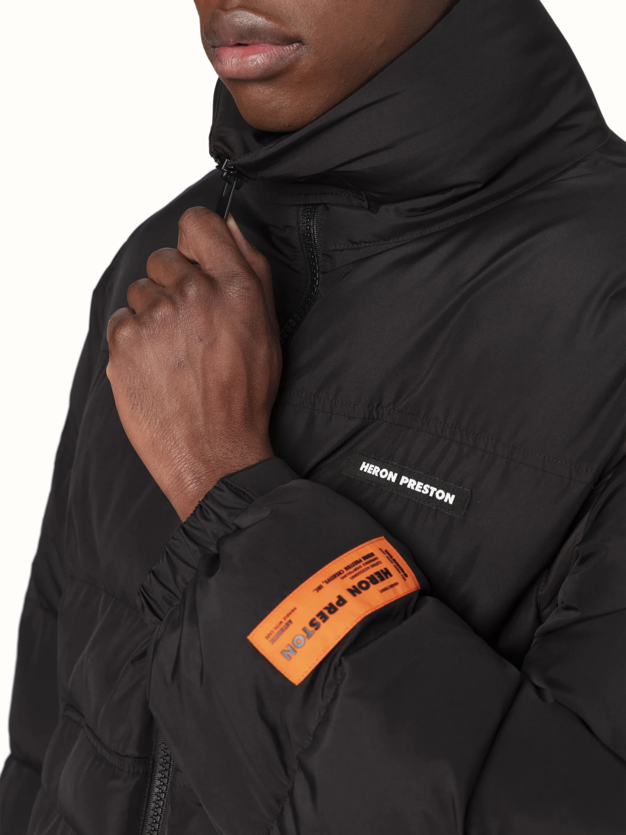 LABEL PUFFER JACKET