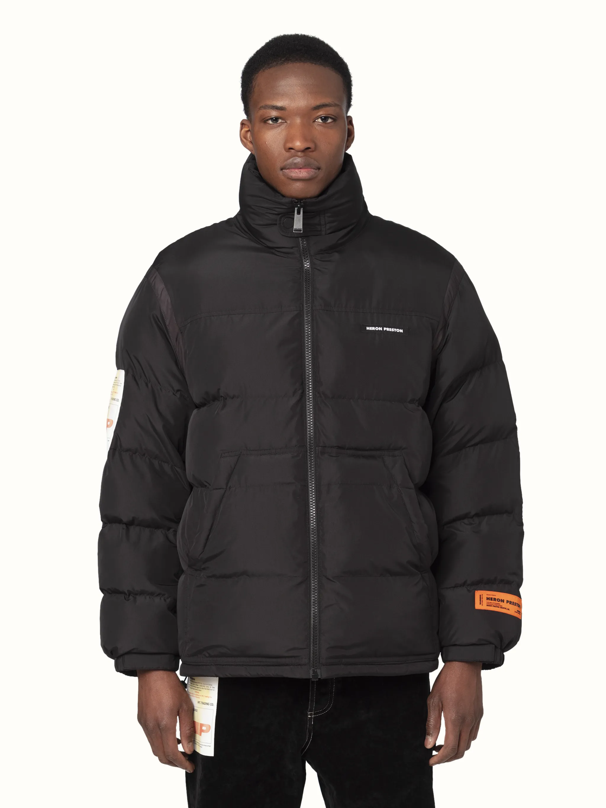 LABEL PUFFER JACKET