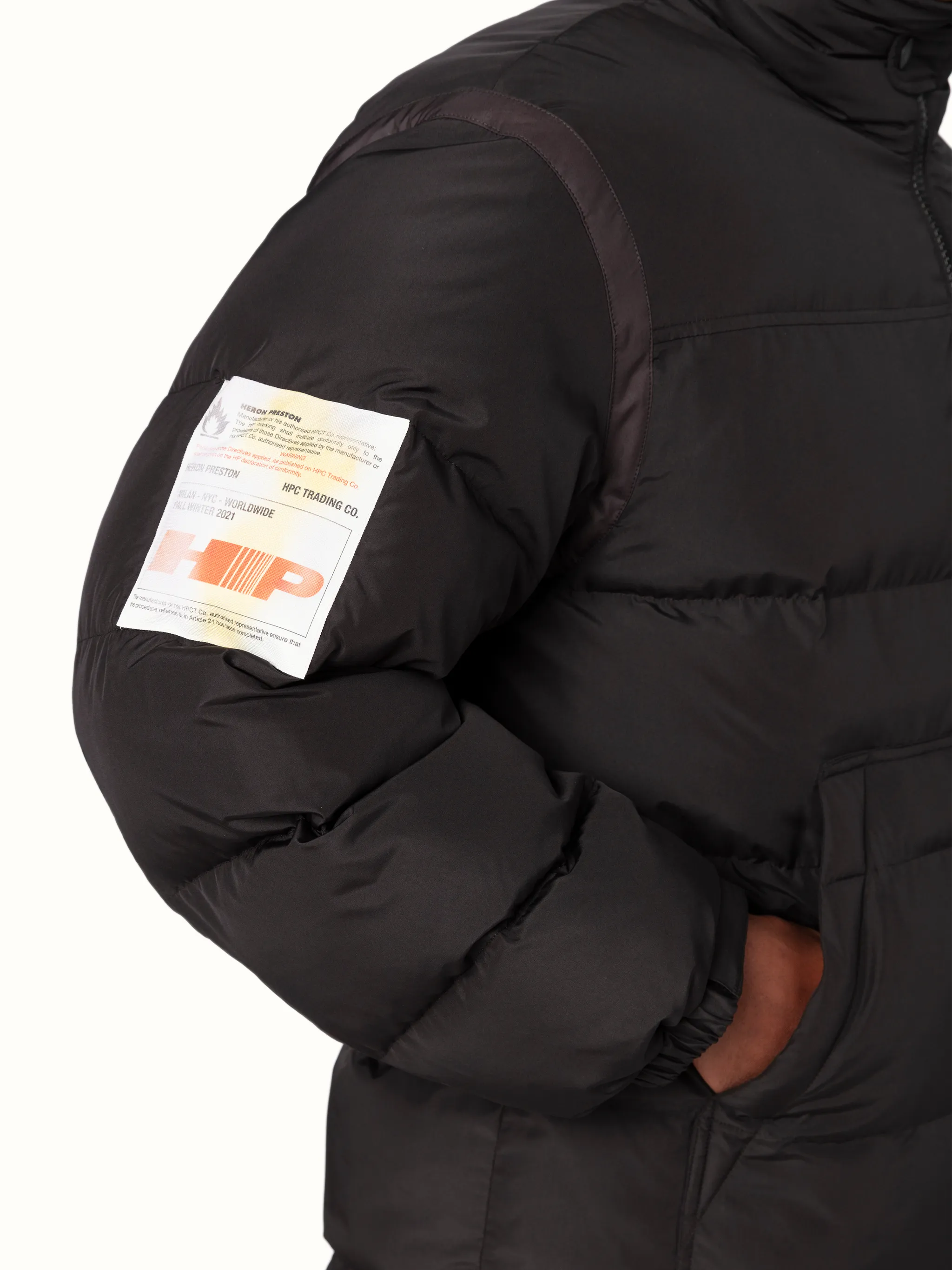 LABEL PUFFER JACKET