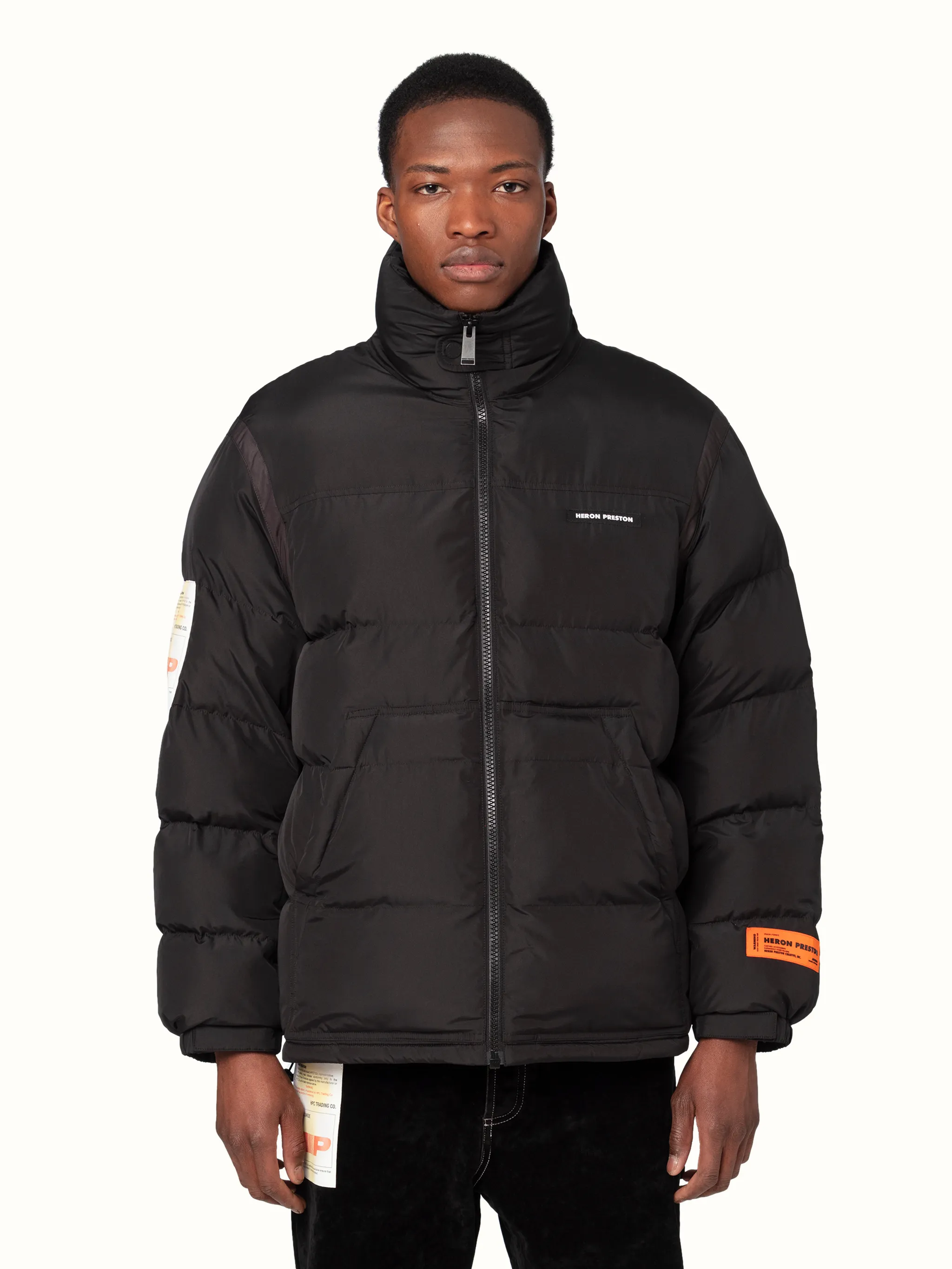 LABEL PUFFER JACKET