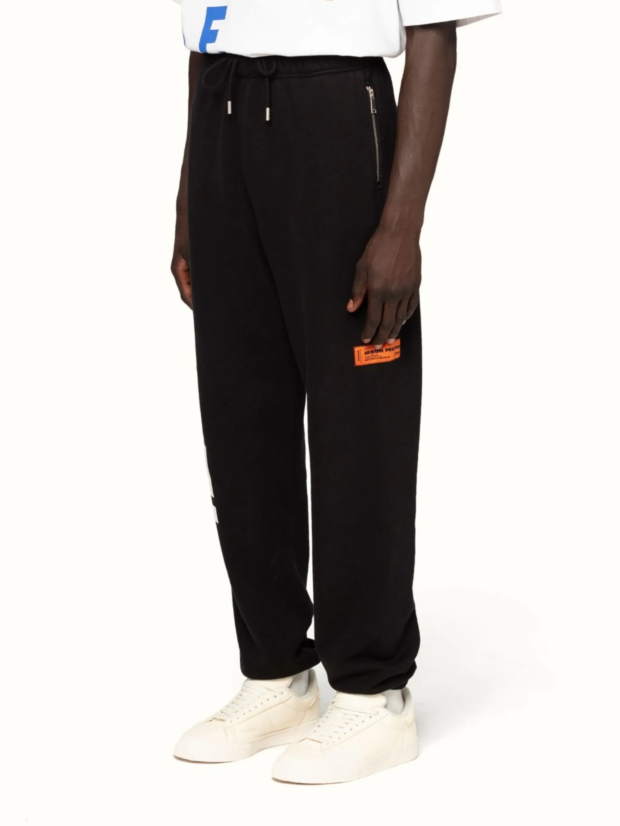 logo-print cotton track pants