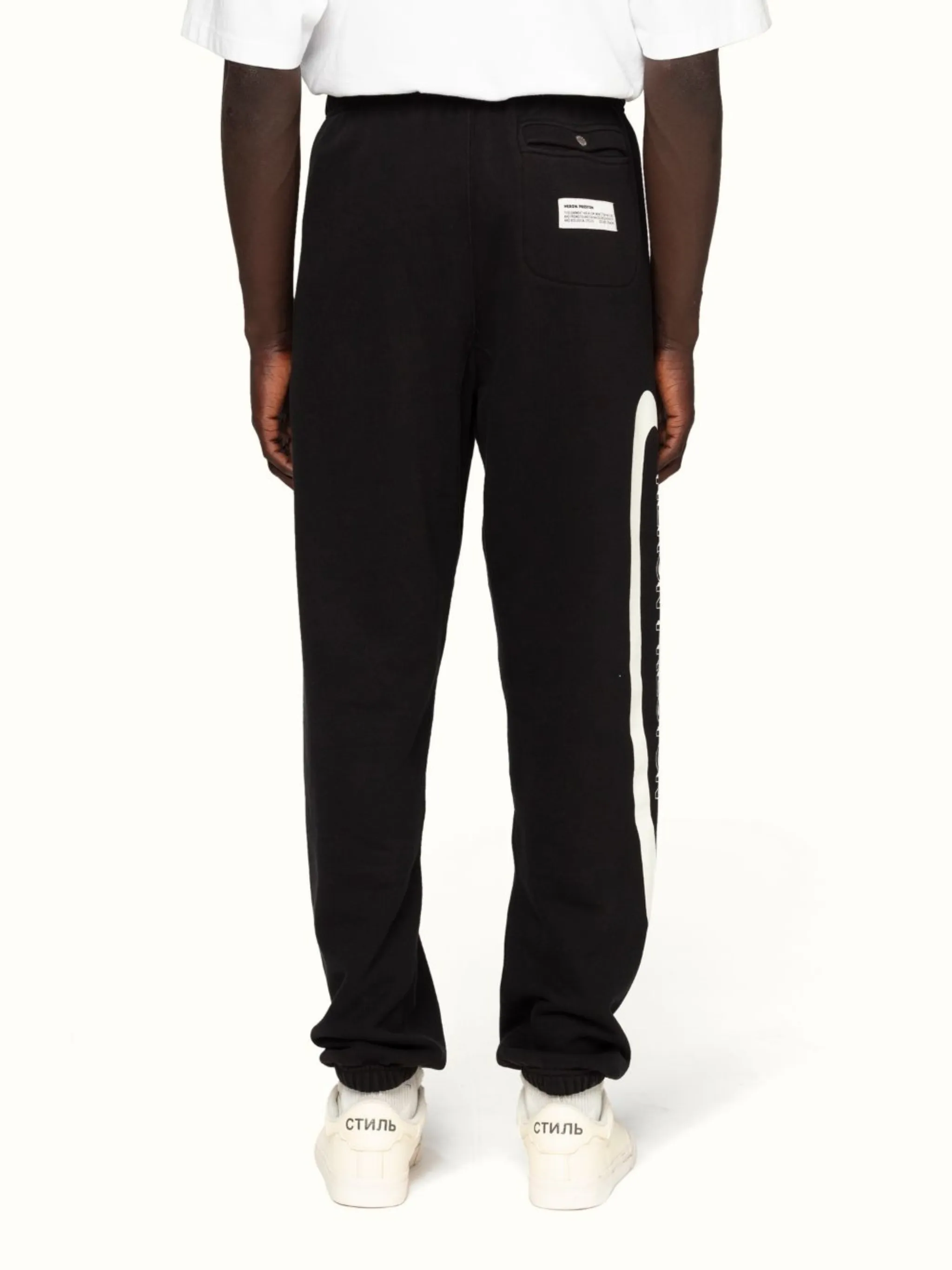logo-print cotton track pants