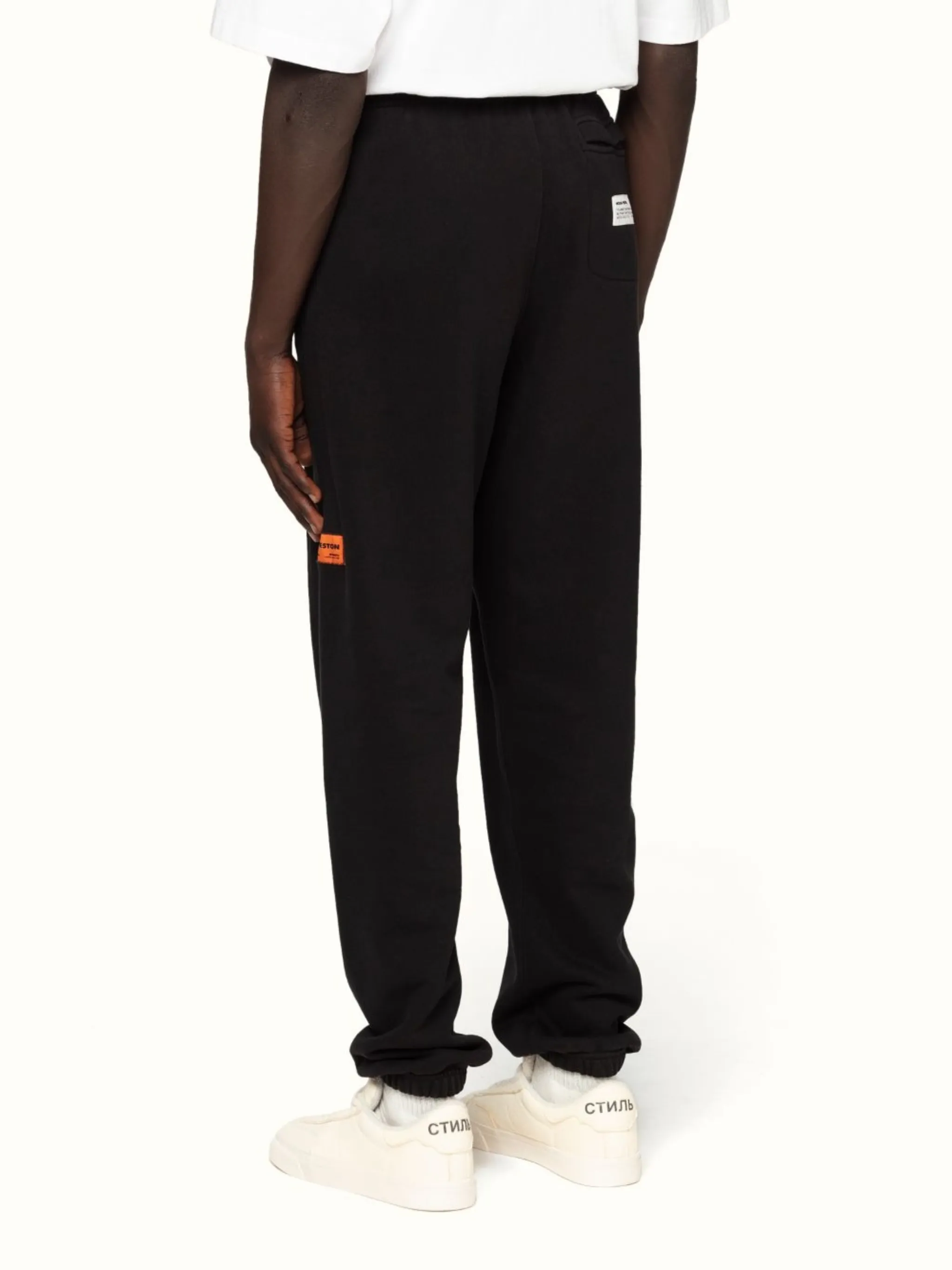 logo-print cotton track pants