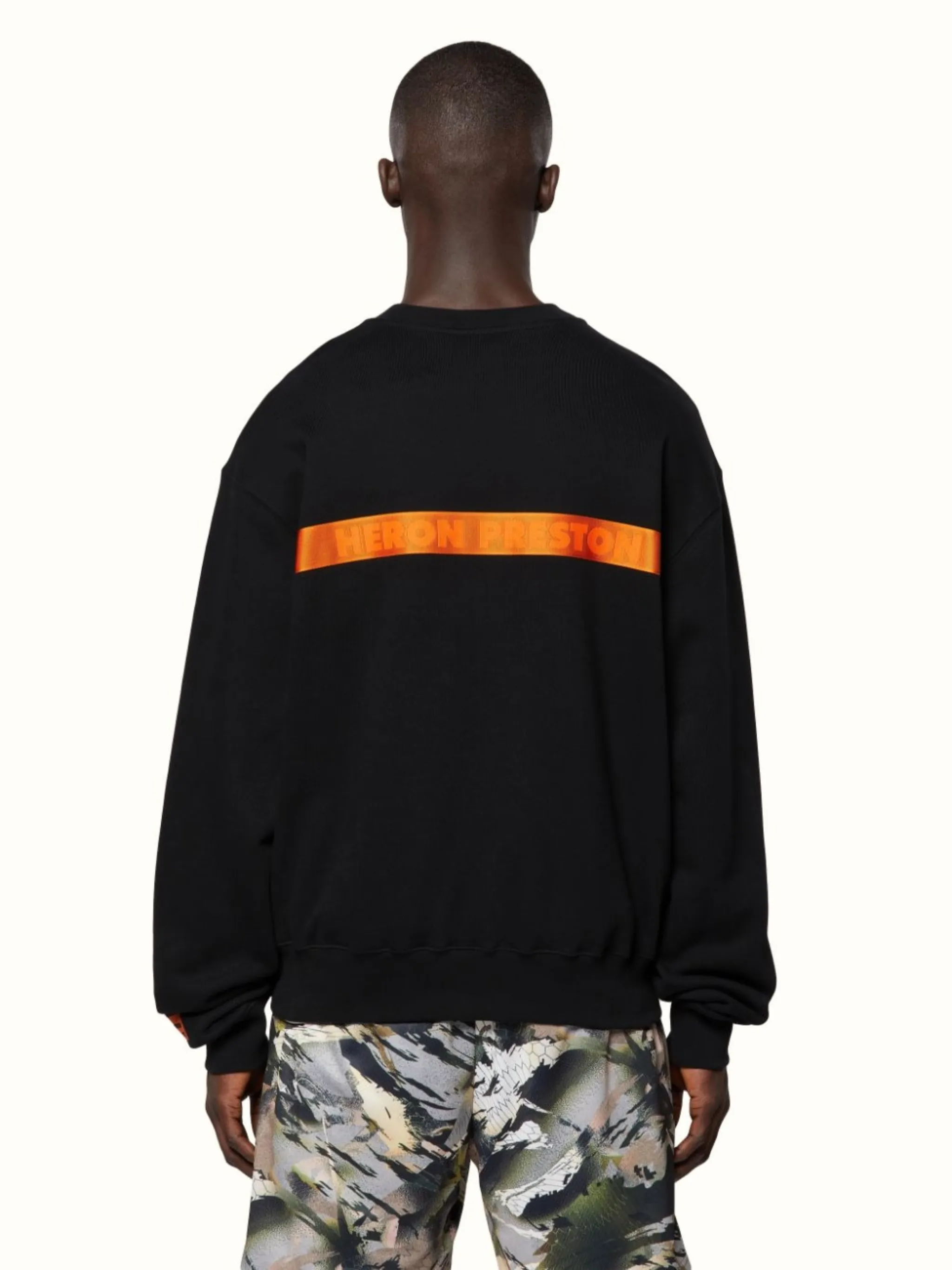 logo-tape sweatshirt