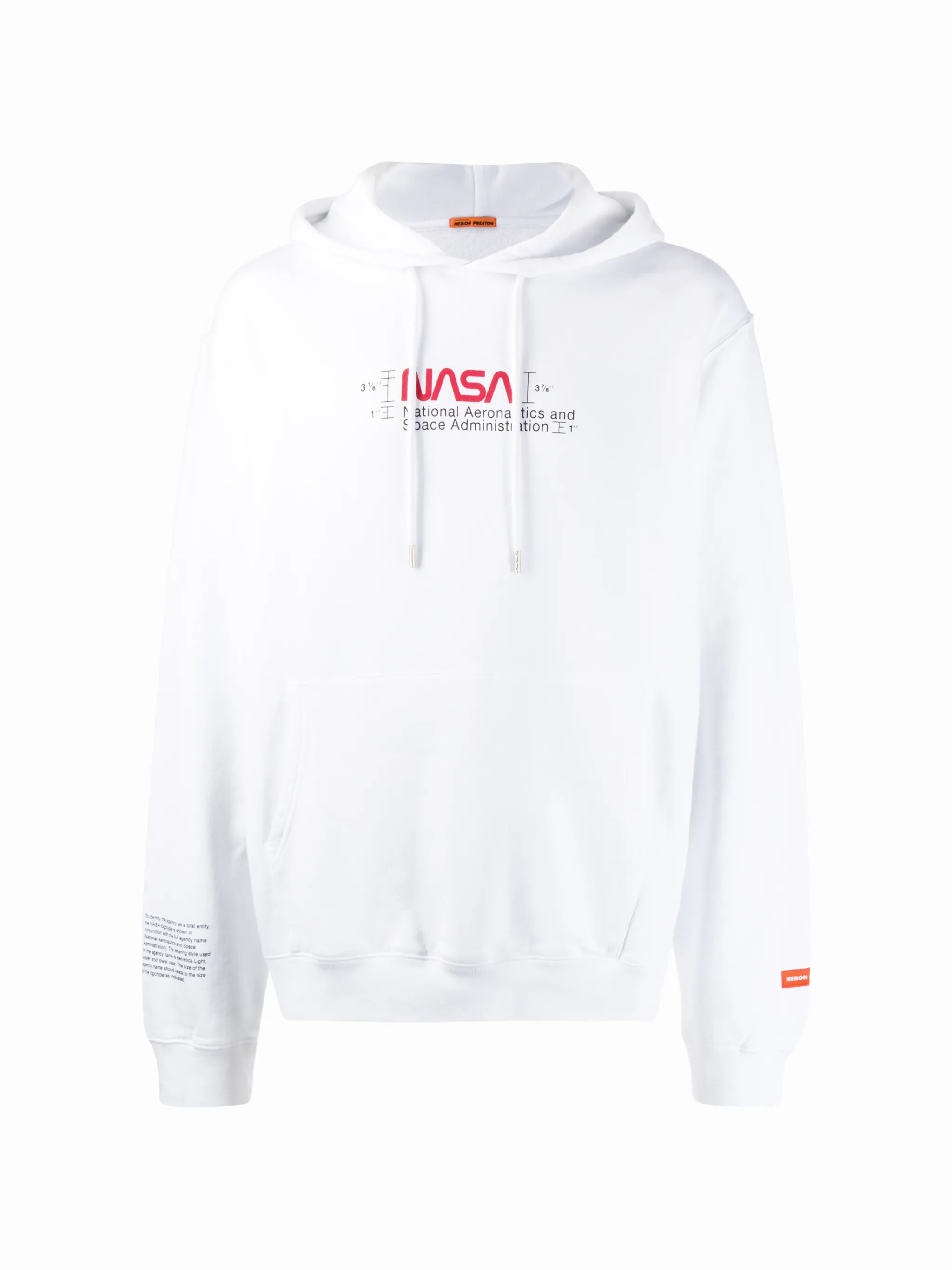 NASA slogan print hoodie | Heron Preston | Eraldo.com