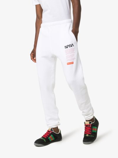 white nasa sweatpants