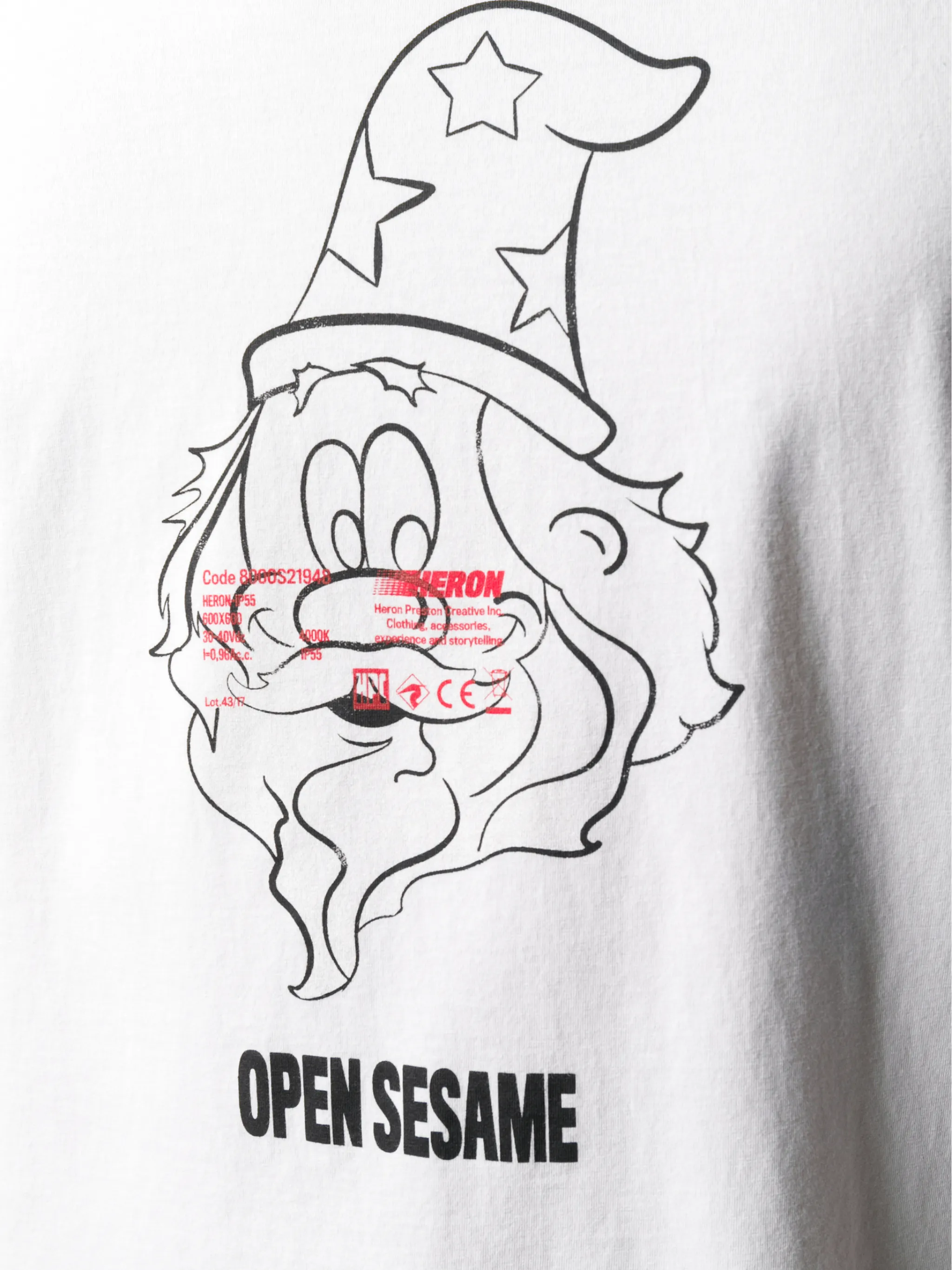 Heron Preston Open Sesame print T-shirt | Eraldo.com FR