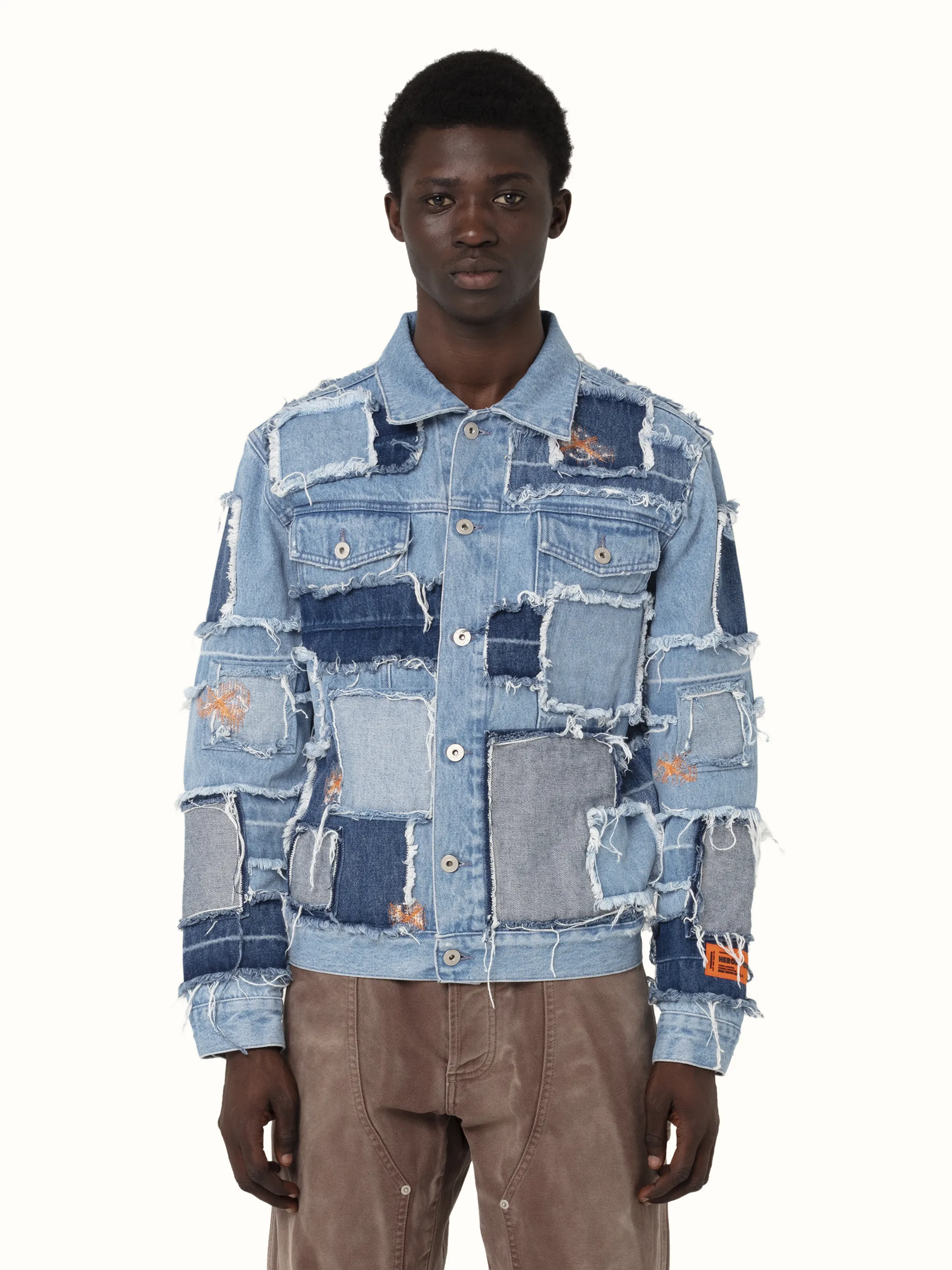 Patchwork Trucker Jacket