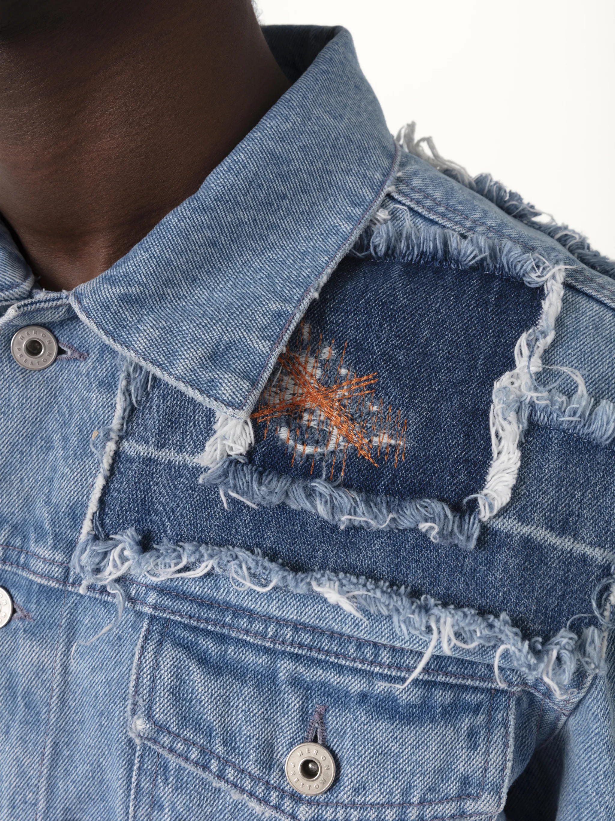Patchwork Trucker Jacket