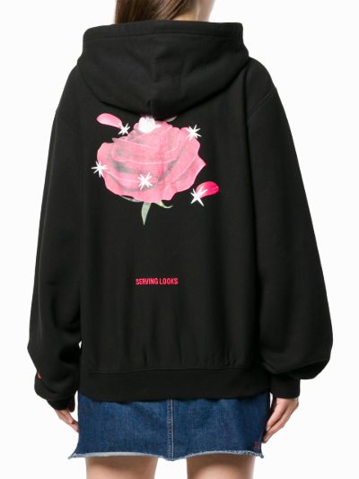 H and m rose on sale hoodie