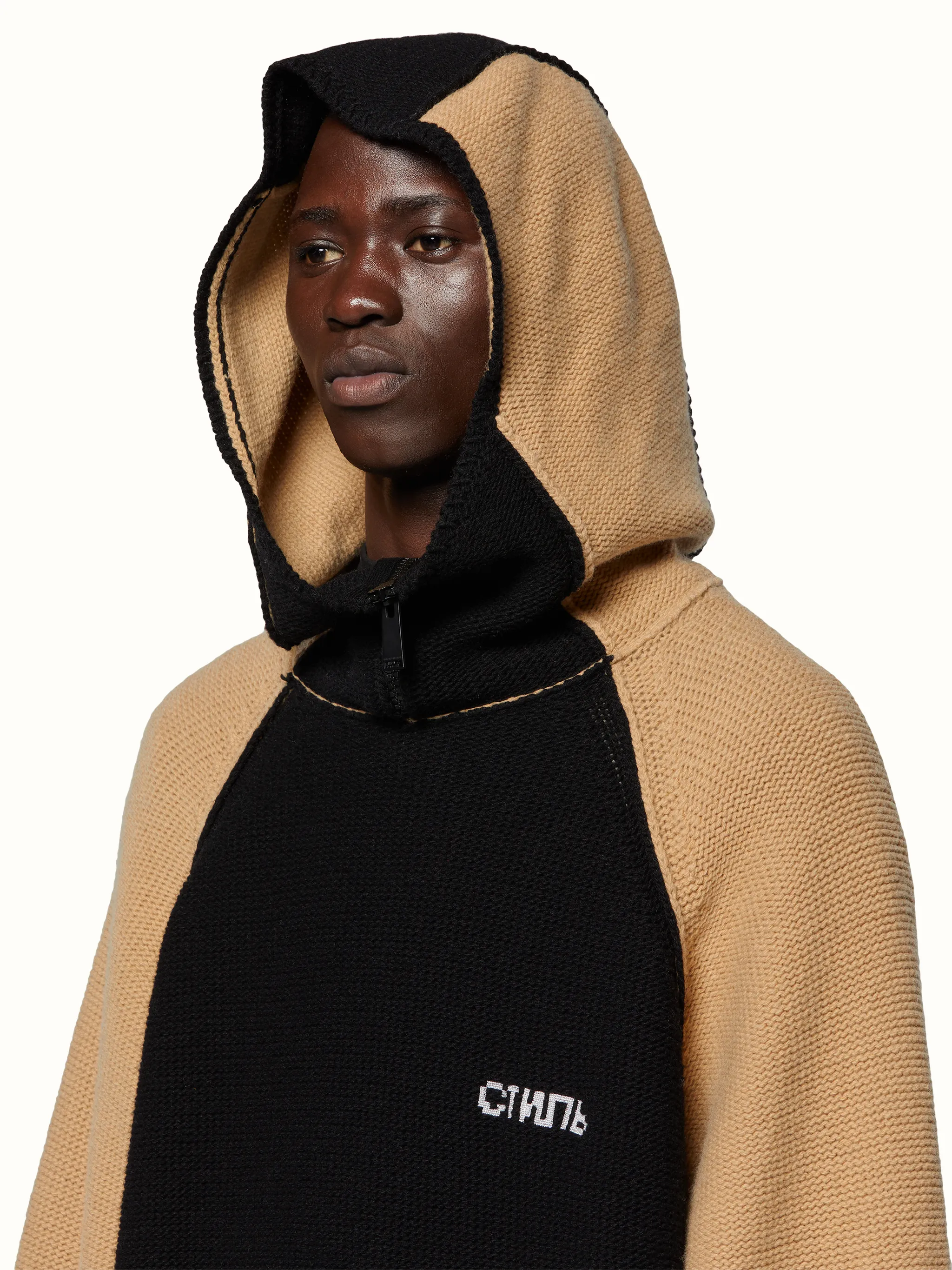 REVERSE CTNMB KNIT HOODIE