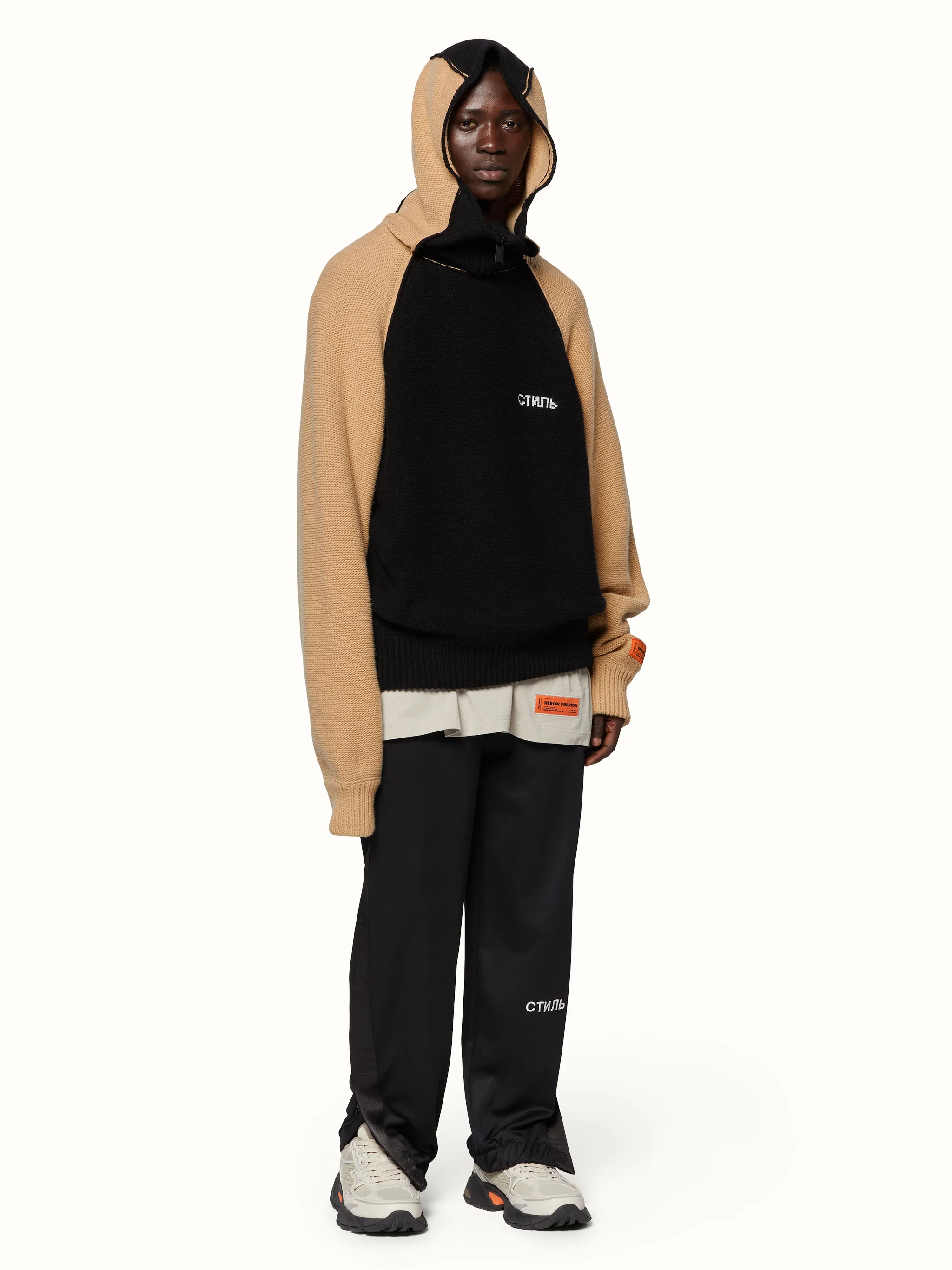 REVERSE CTNMB KNIT HOODIE