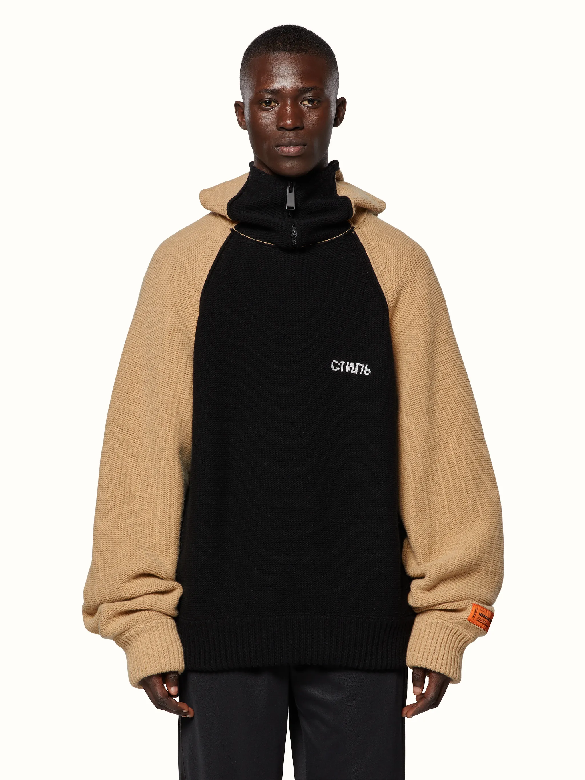 REVERSE CTNMB KNIT HOODIE
