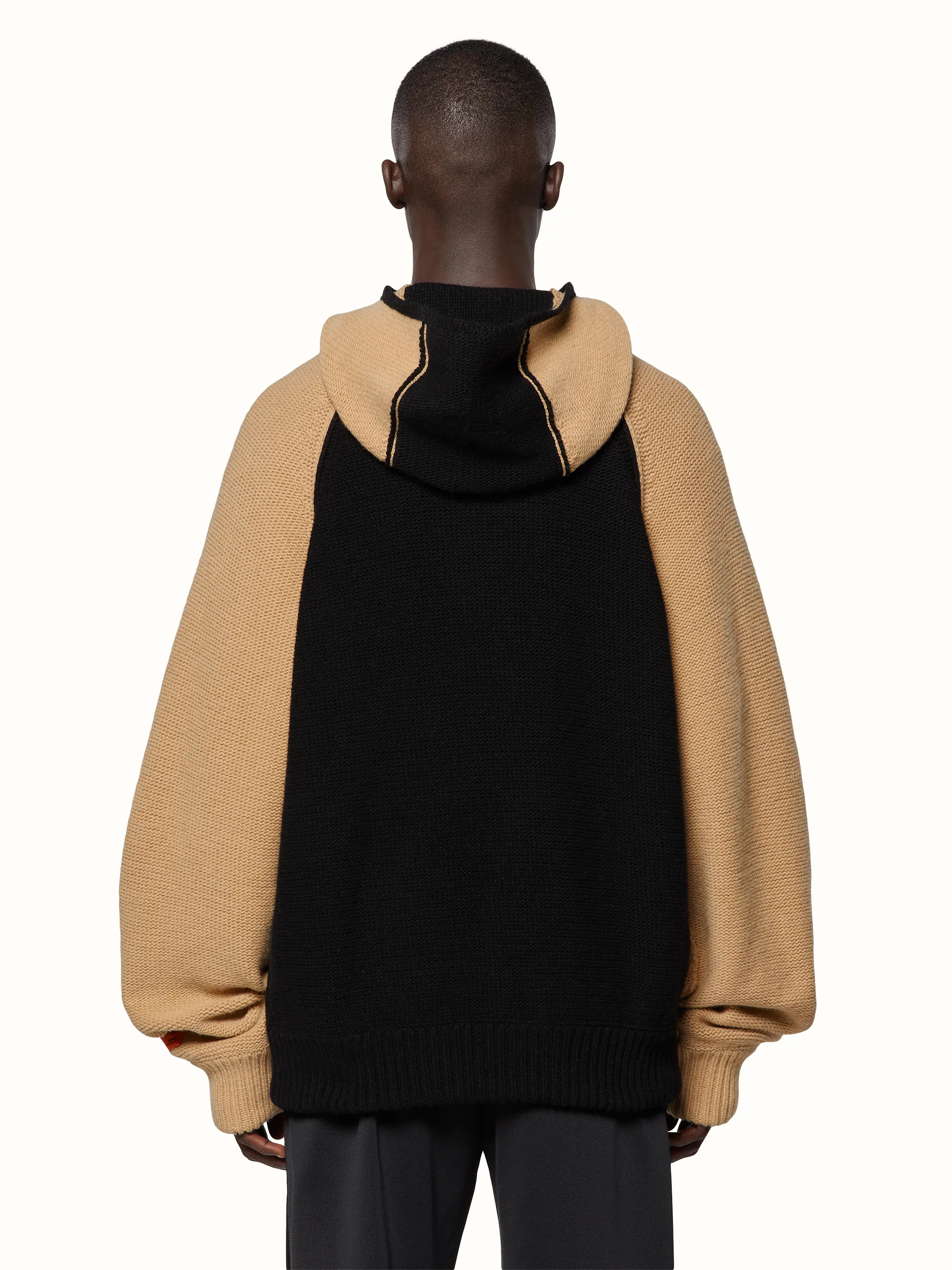 REVERSE CTNMB KNIT HOODIE
