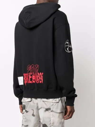 Heron preston skull hoodie best sale