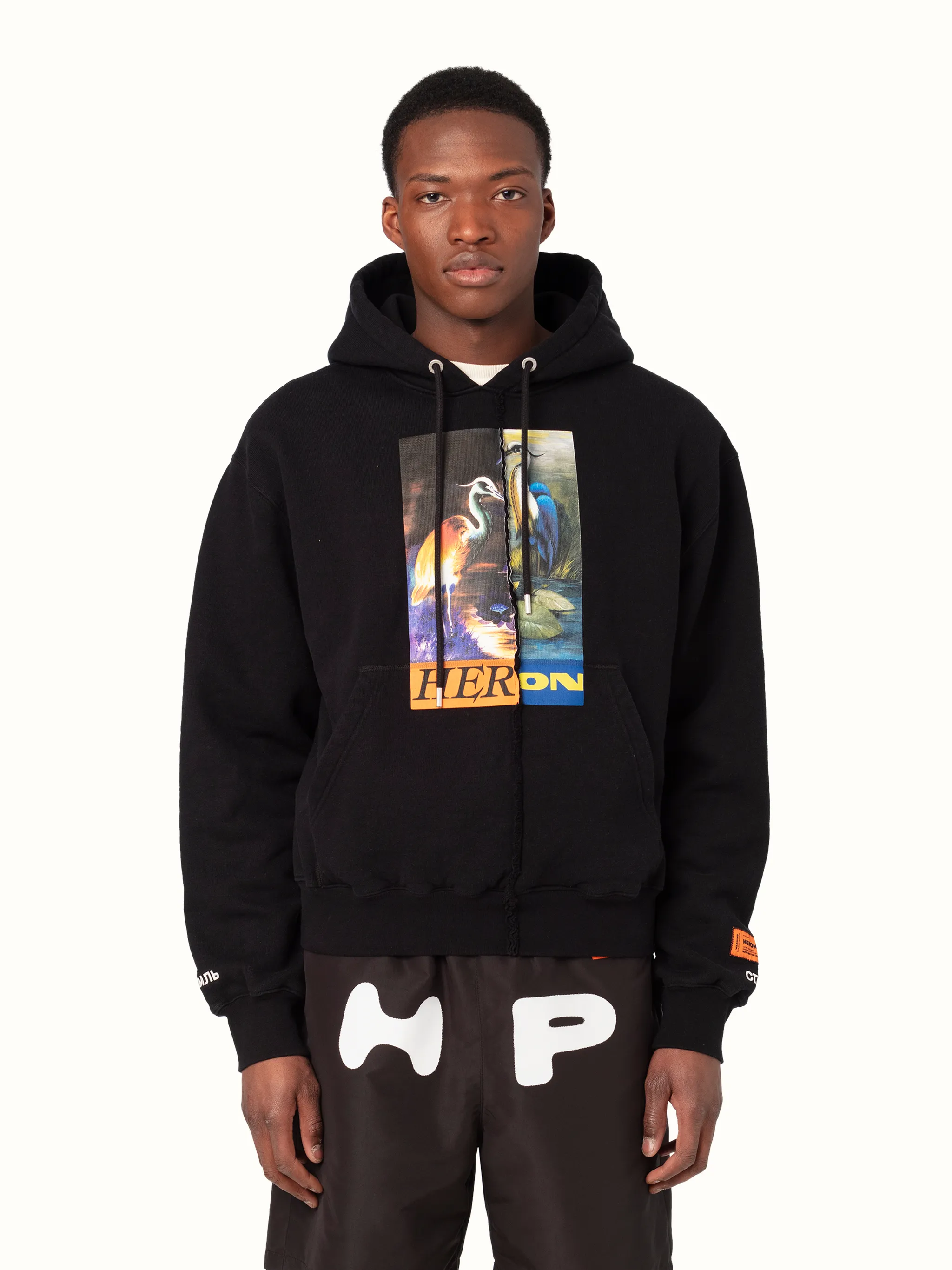 SPLIT GRAPHIC HOODIE