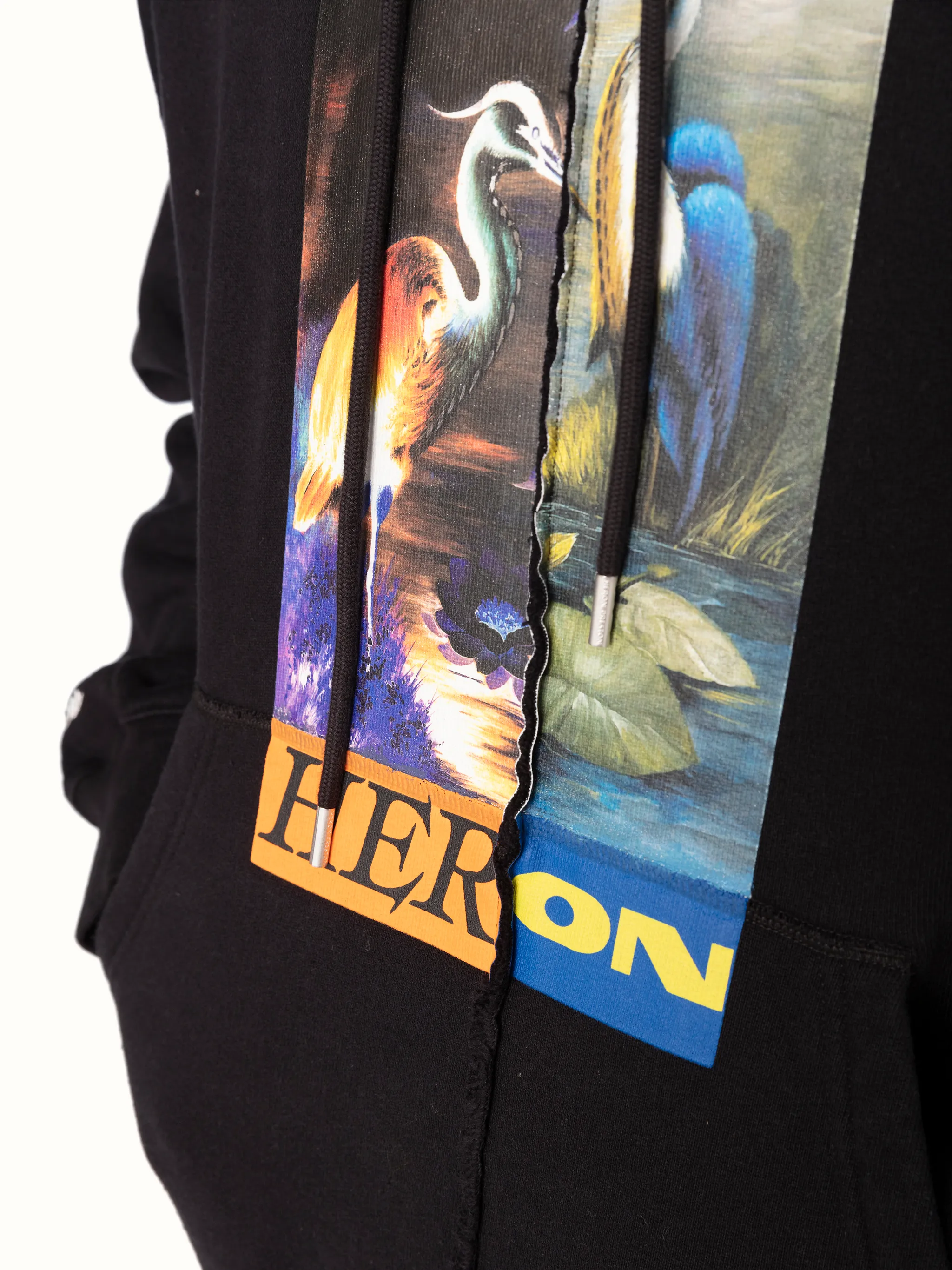 SPLIT GRAPHIC HOODIE