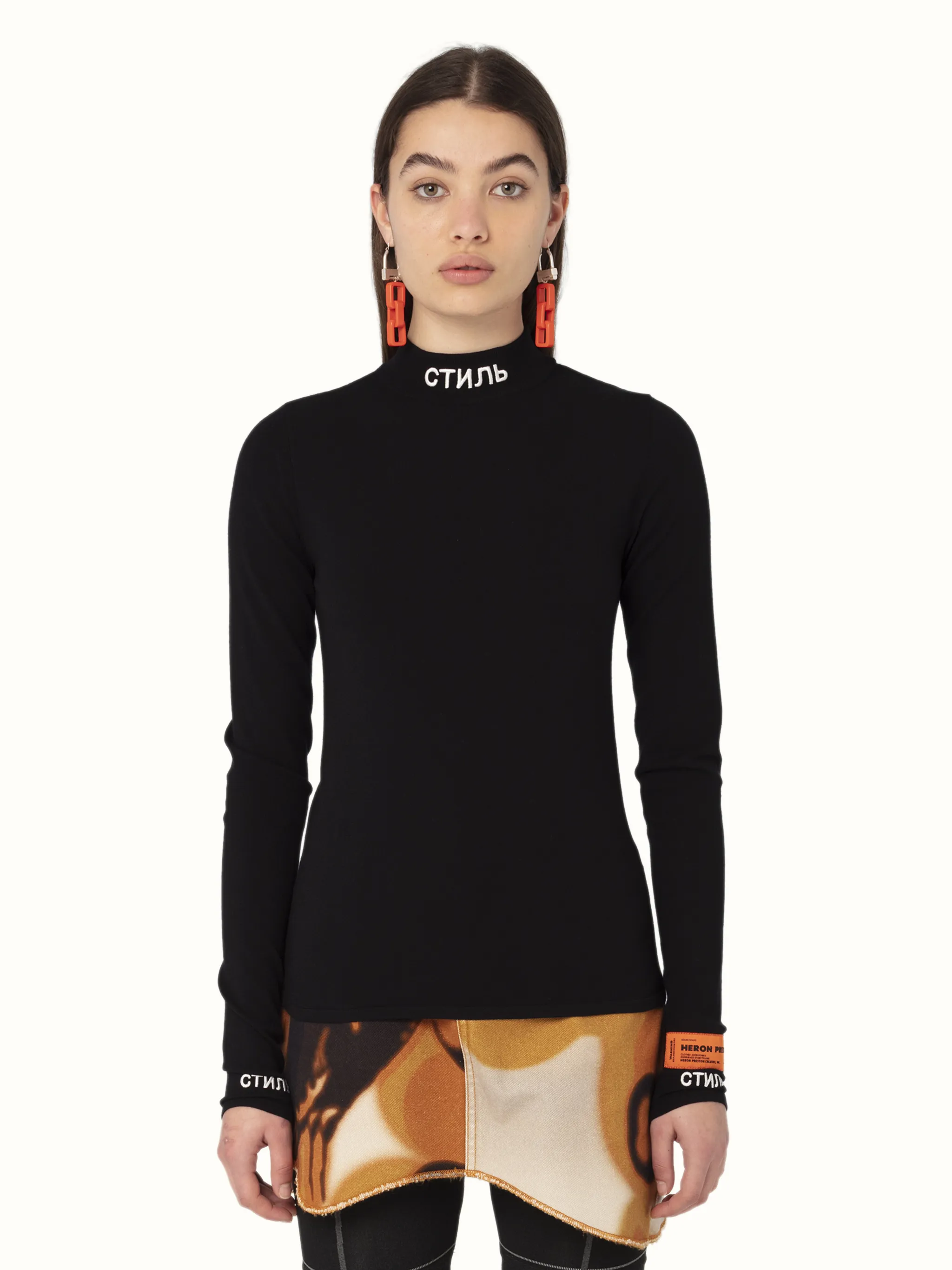 СТИЛЬ KNITTTED MOCKNECK