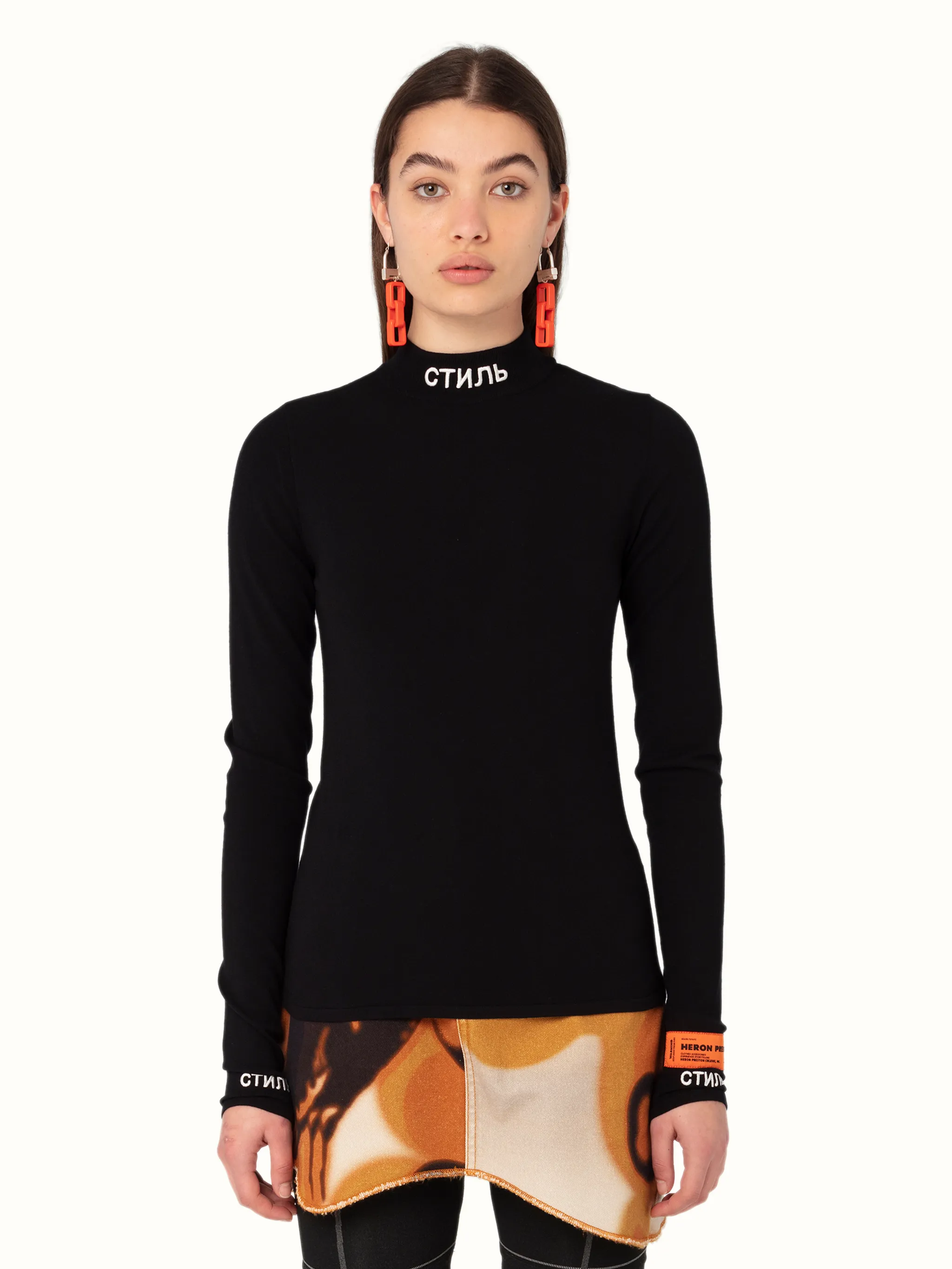 СТИЛЬ KNITTTED MOCKNECK