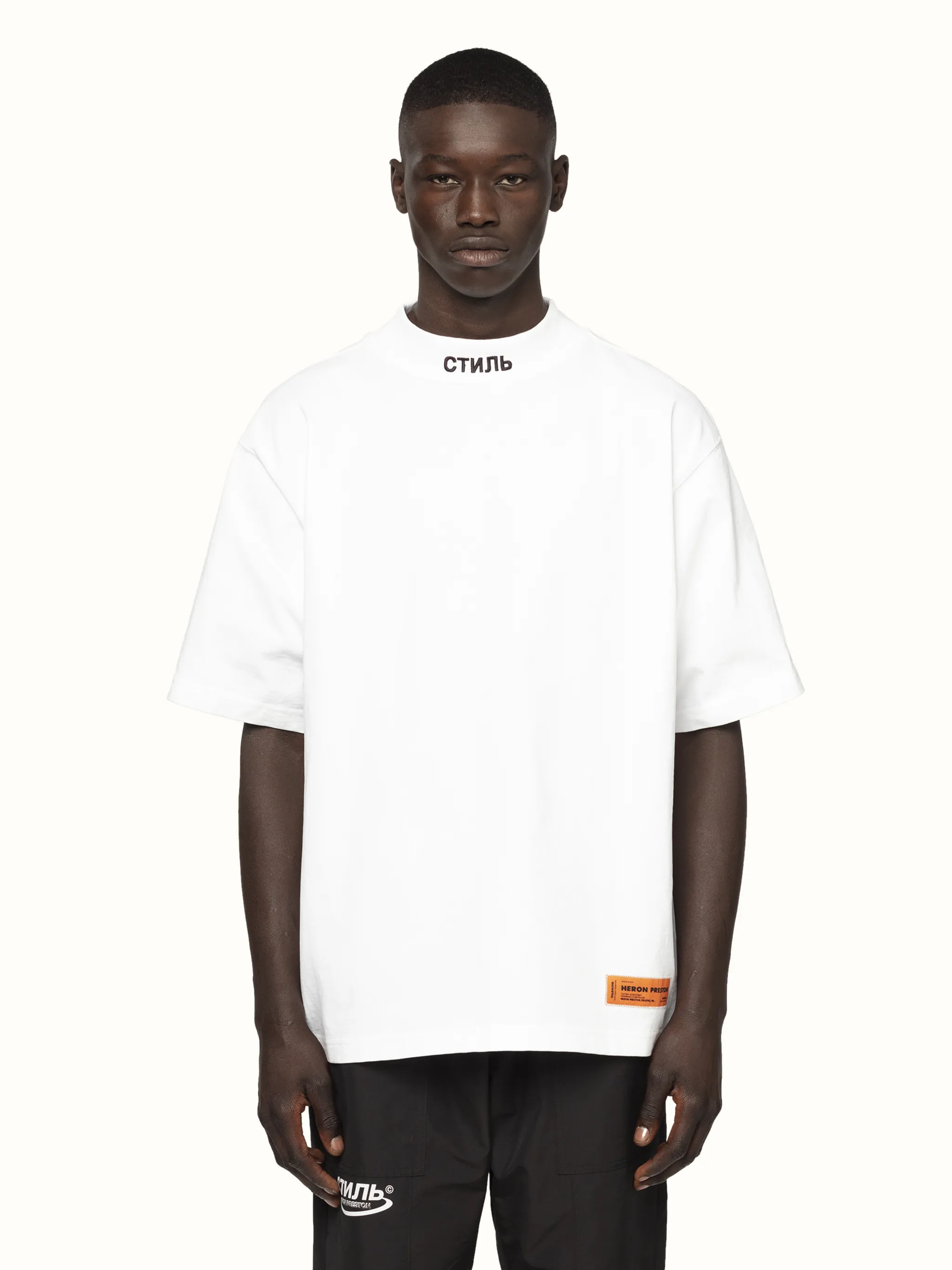 heron preston style t shirt