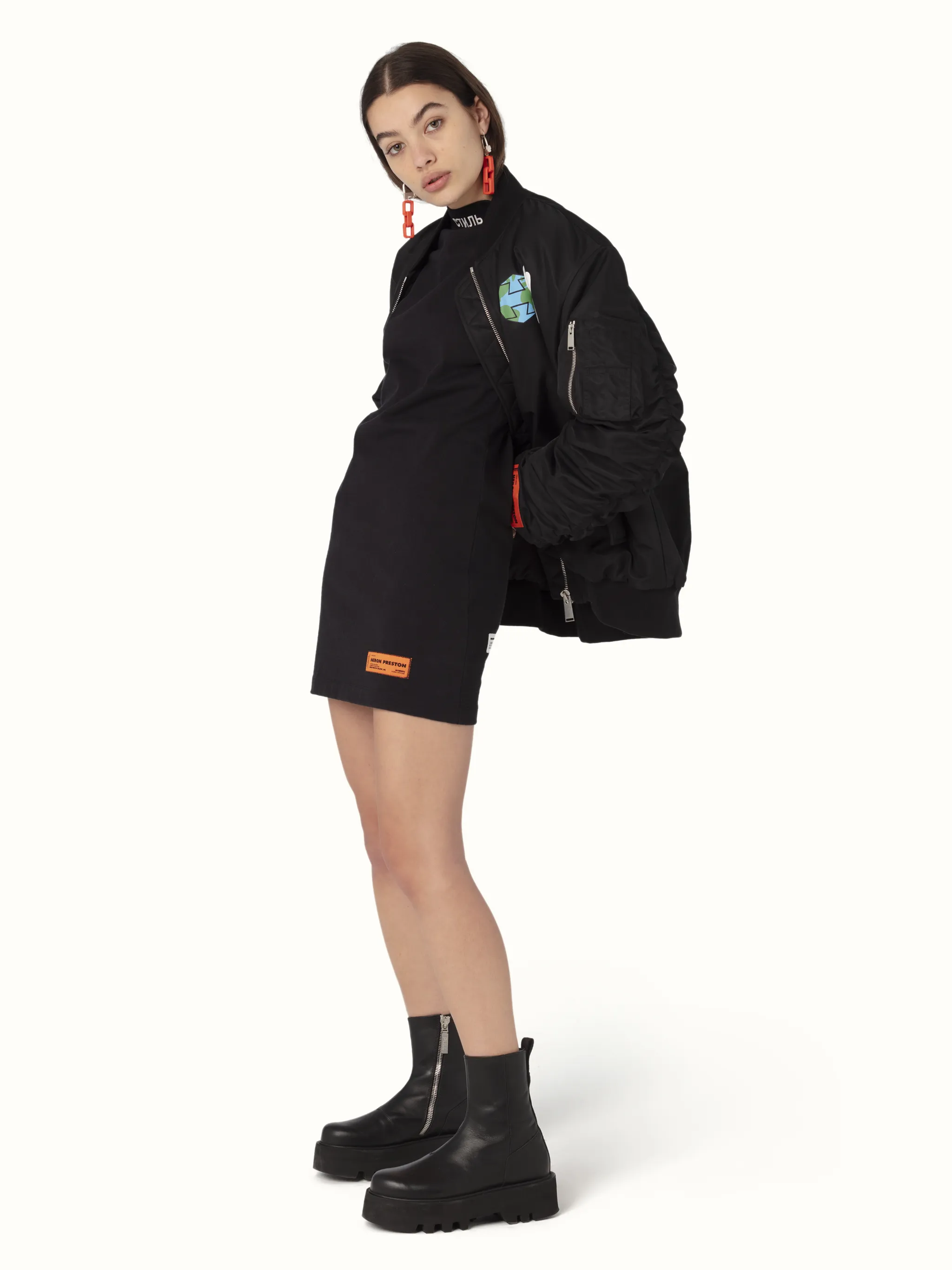 СТИЛЬ TURTLENECK S/S DRESS