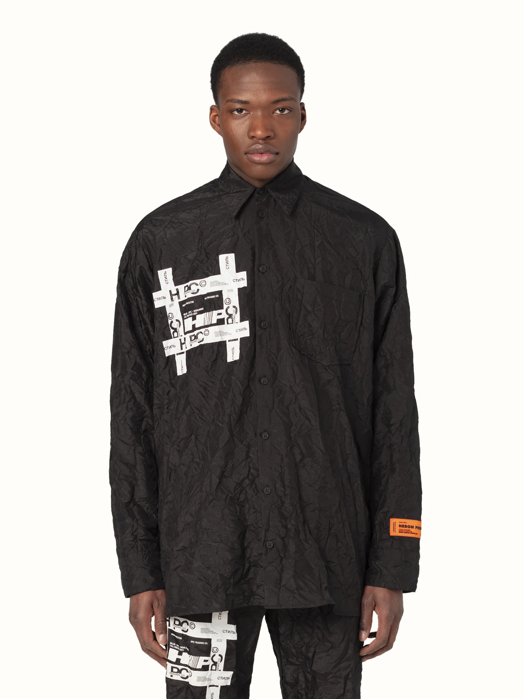 TYVEK CRINKLED OVERSIZE SHIRT