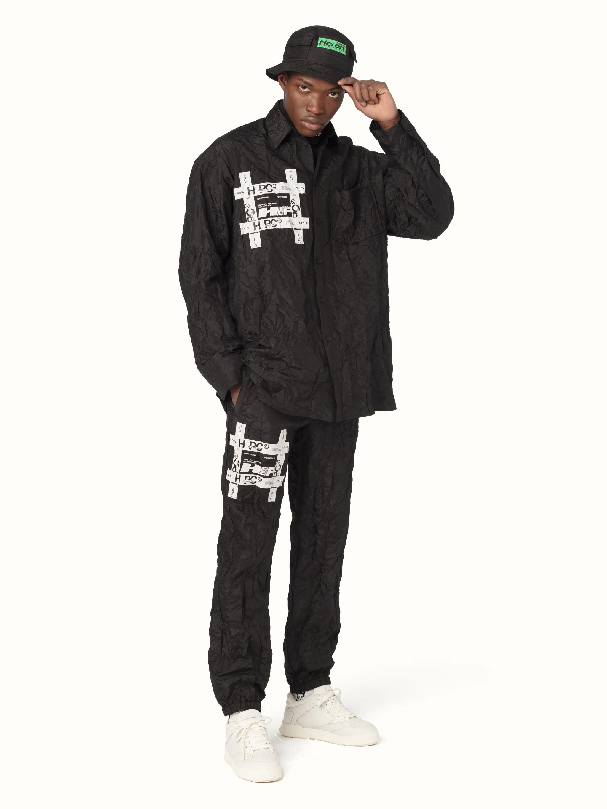 TYVEK CRINKLED OVERSIZE SHIRT