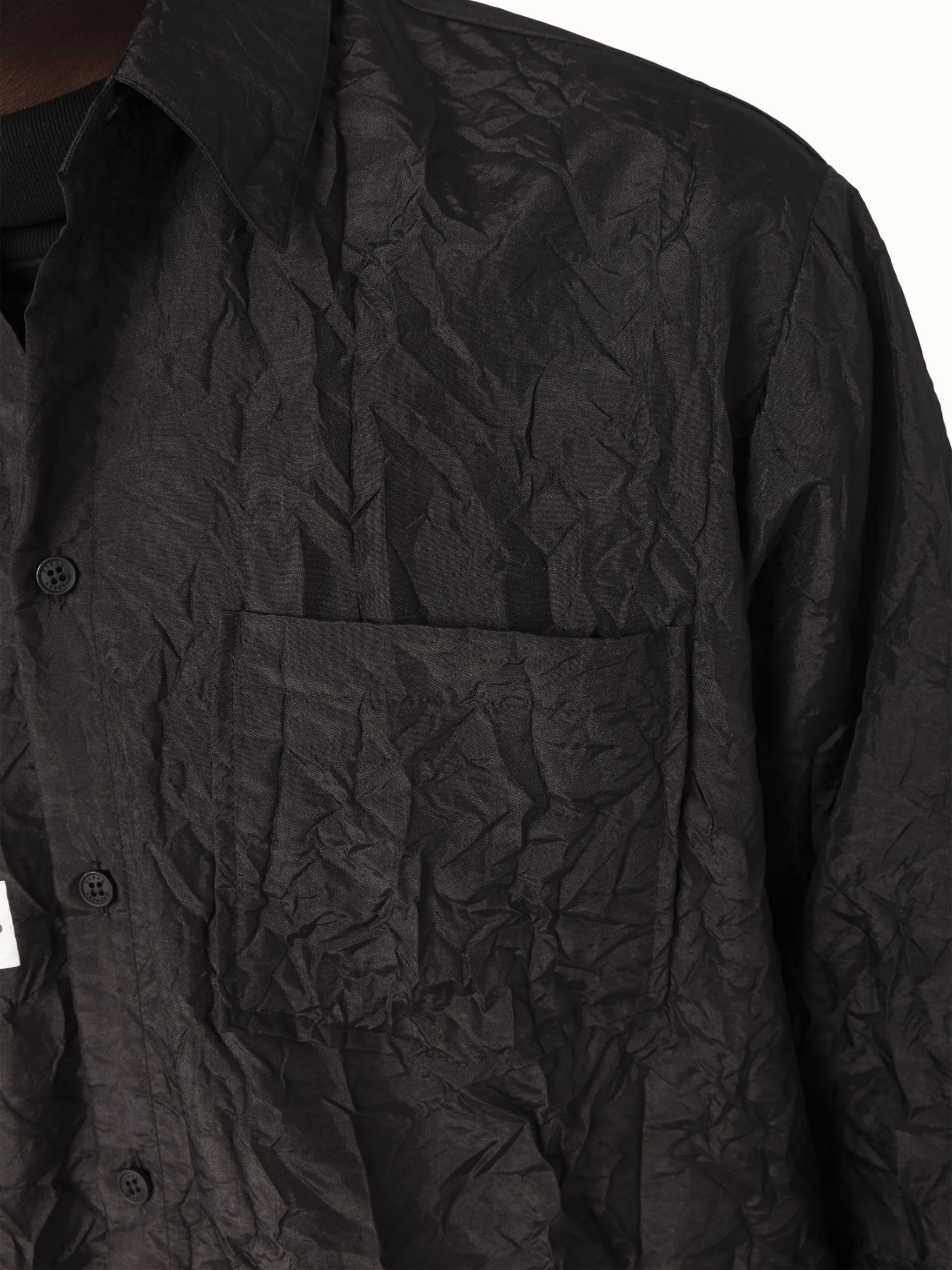 TYVEK CRINKLED OVERSIZE SHIRT