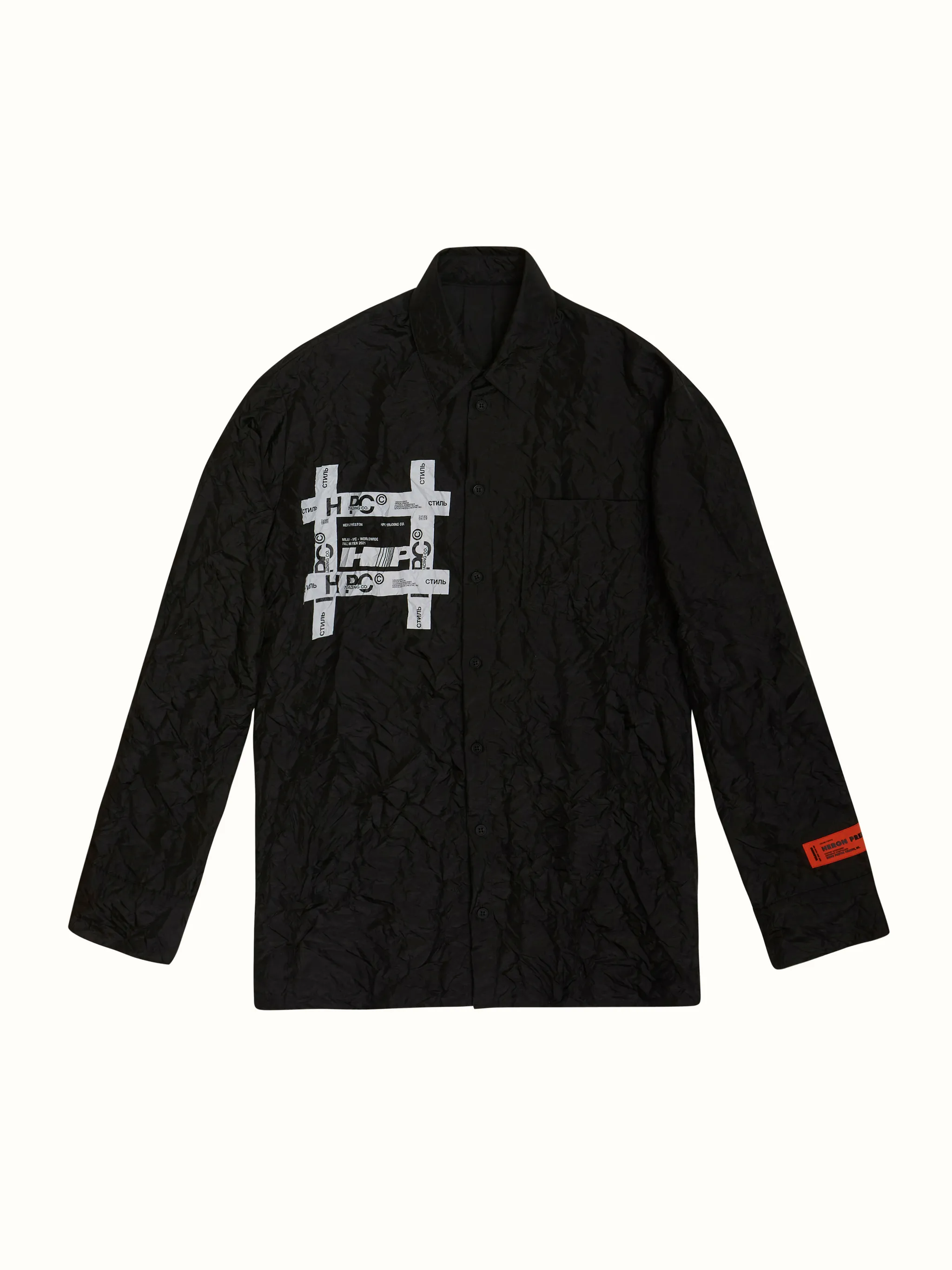 TYVEK CRINKLED OVERSIZE SHIRT