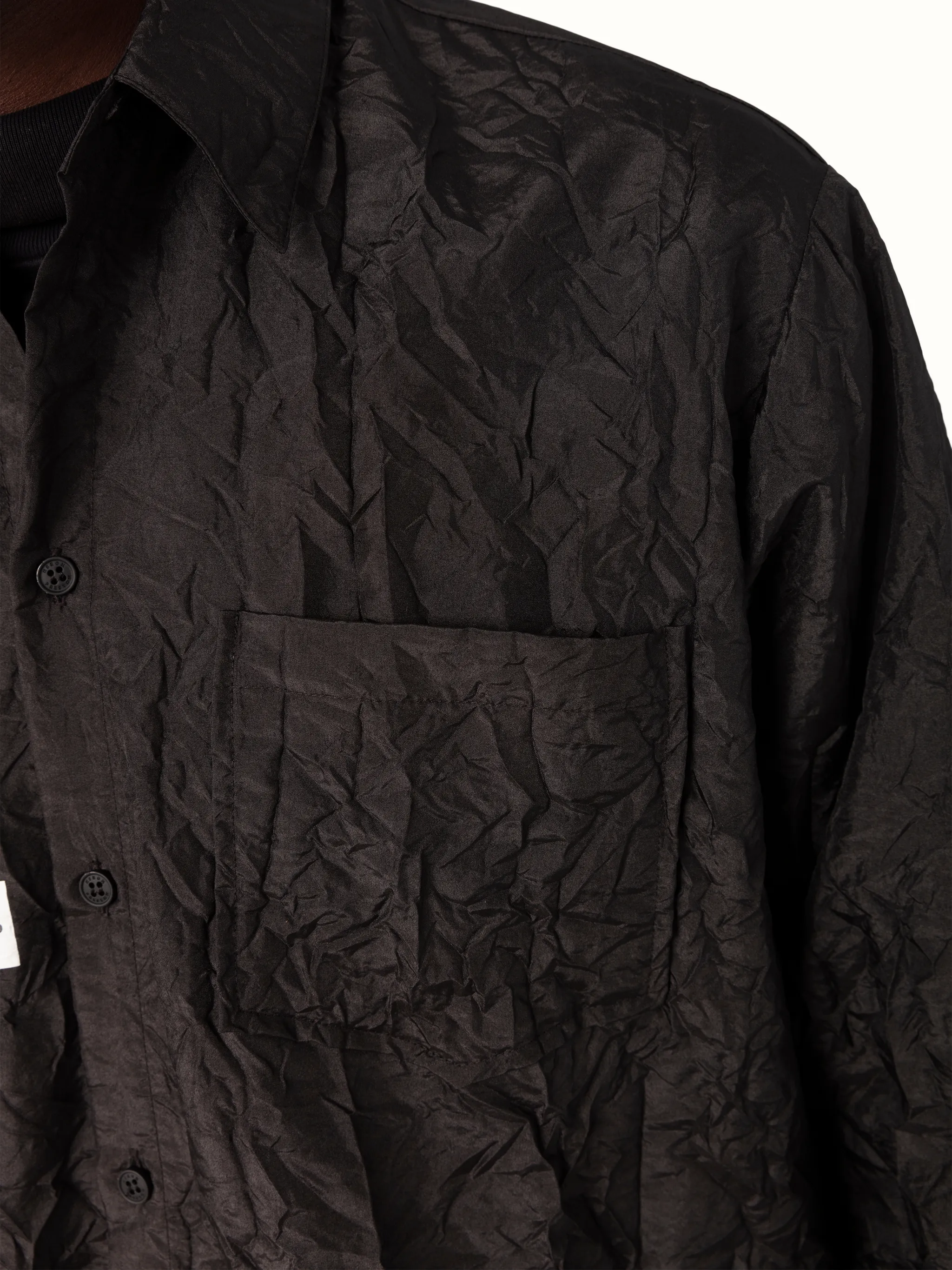 TYVEK CRINKLED OVERSIZE SHIRT
