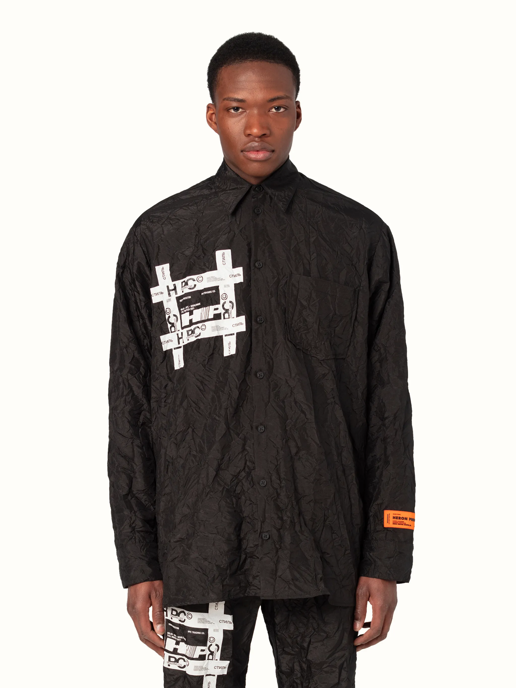 TYVEK CRINKLED OVERSIZE SHIRT