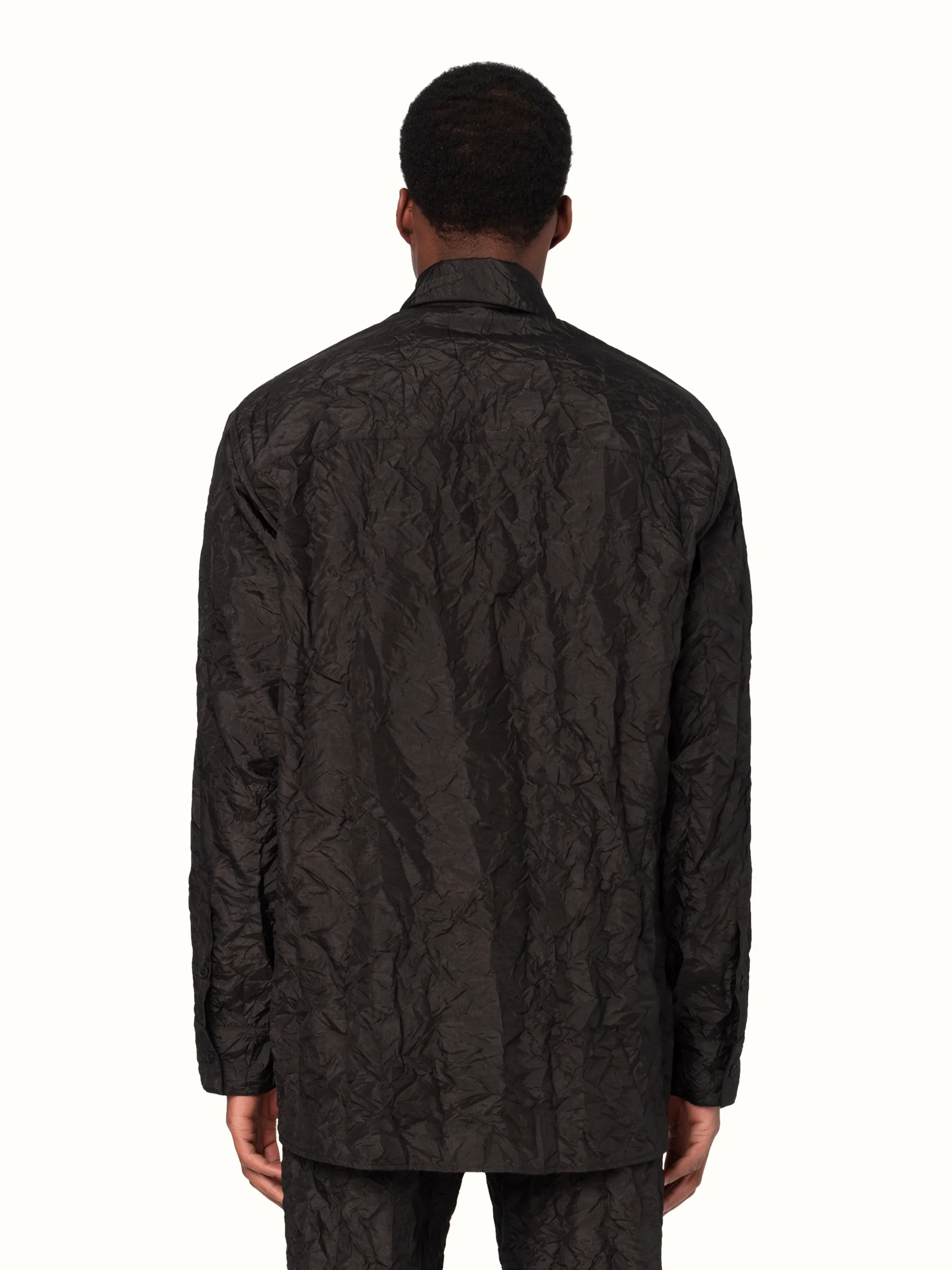TYVEK CRINKLED OVERSIZE SHIRT