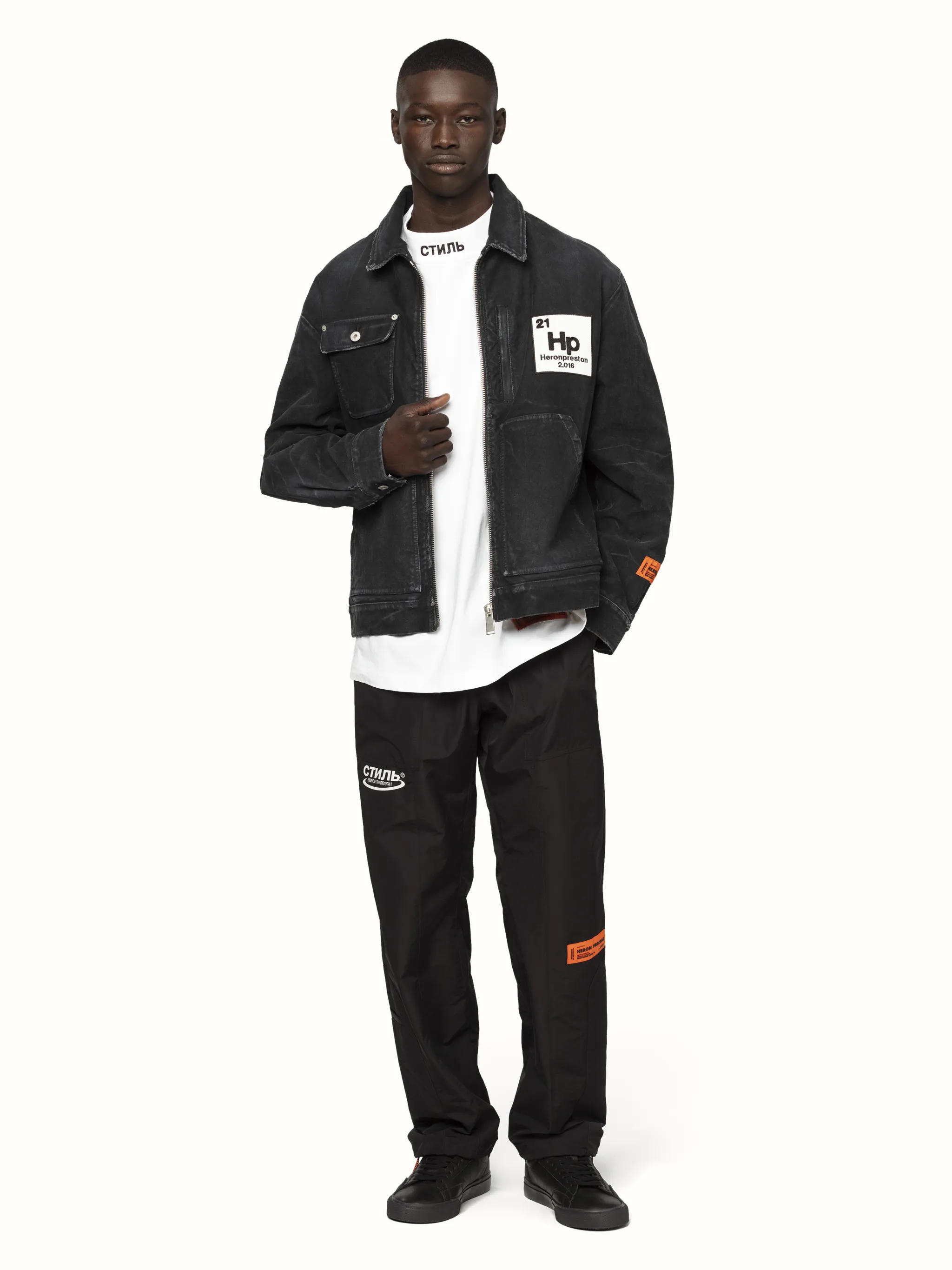 100%新品SALE HERON PRESTON ヘロン プレストン BLACK 帽子 メンズ 春