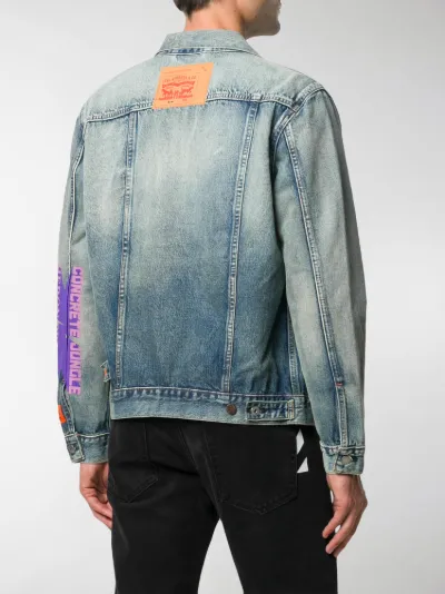 levis tan denim jacket