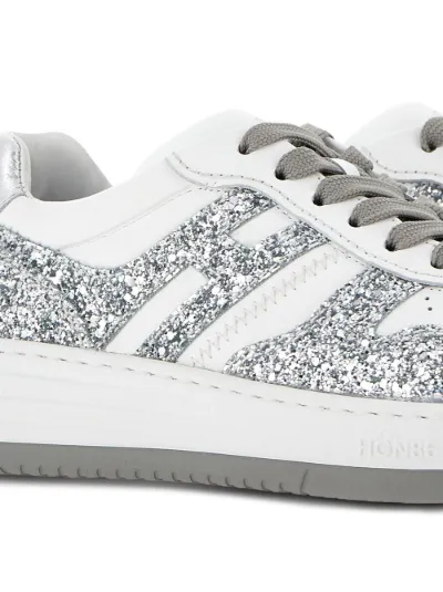 Hogan glitter embellished leather sneakers Eraldo FR