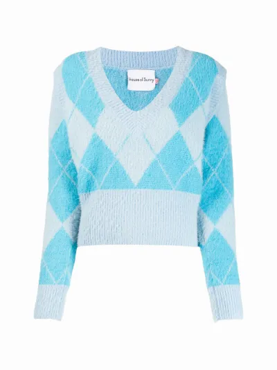 blue diamond jumper