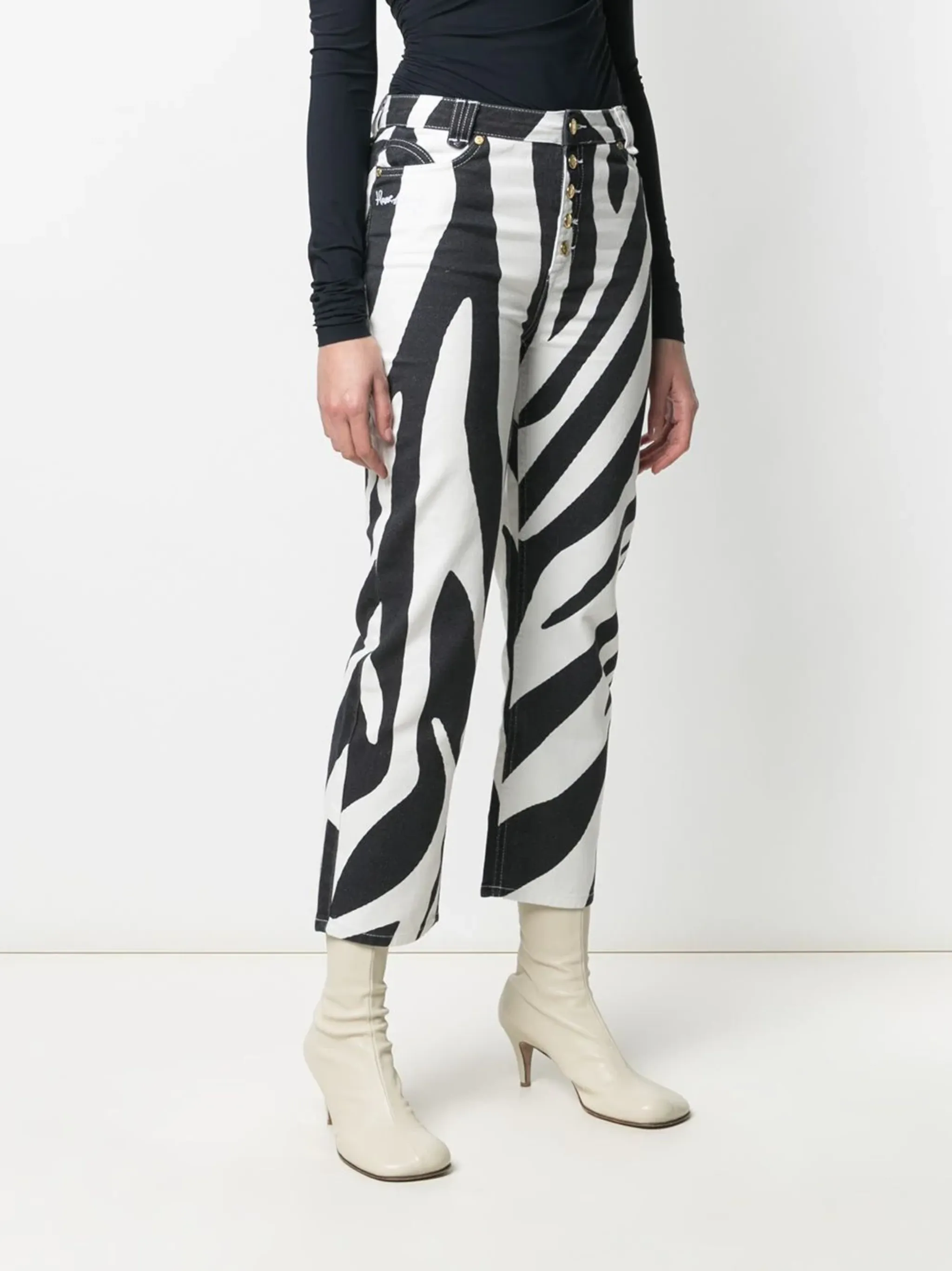 zebra print jeans House of Sunny US