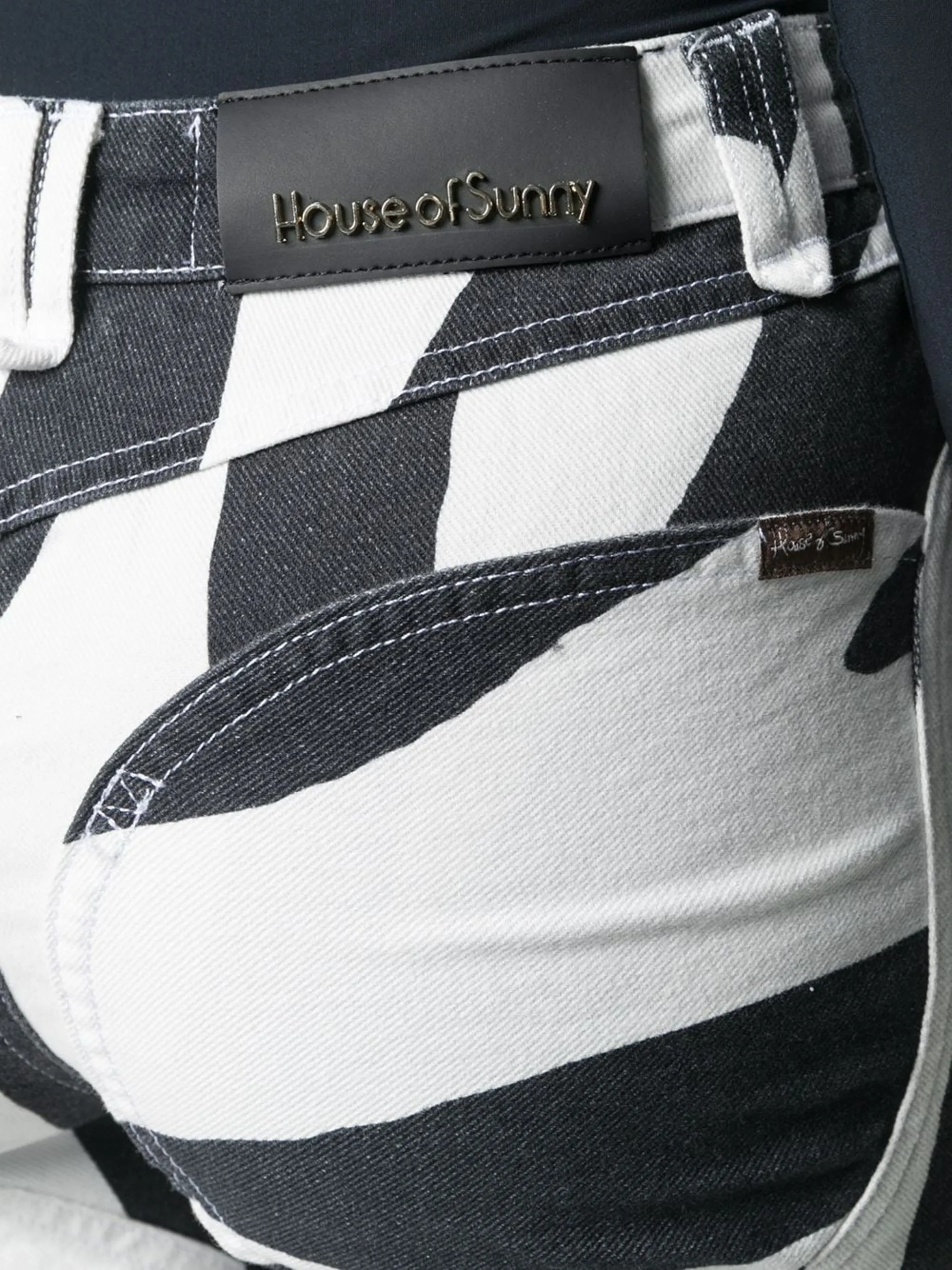 zebra print jeans House of Sunny US