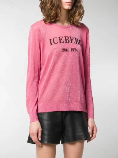 pink glitter sweater