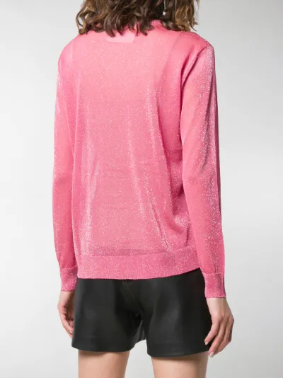 pink glitter sweater