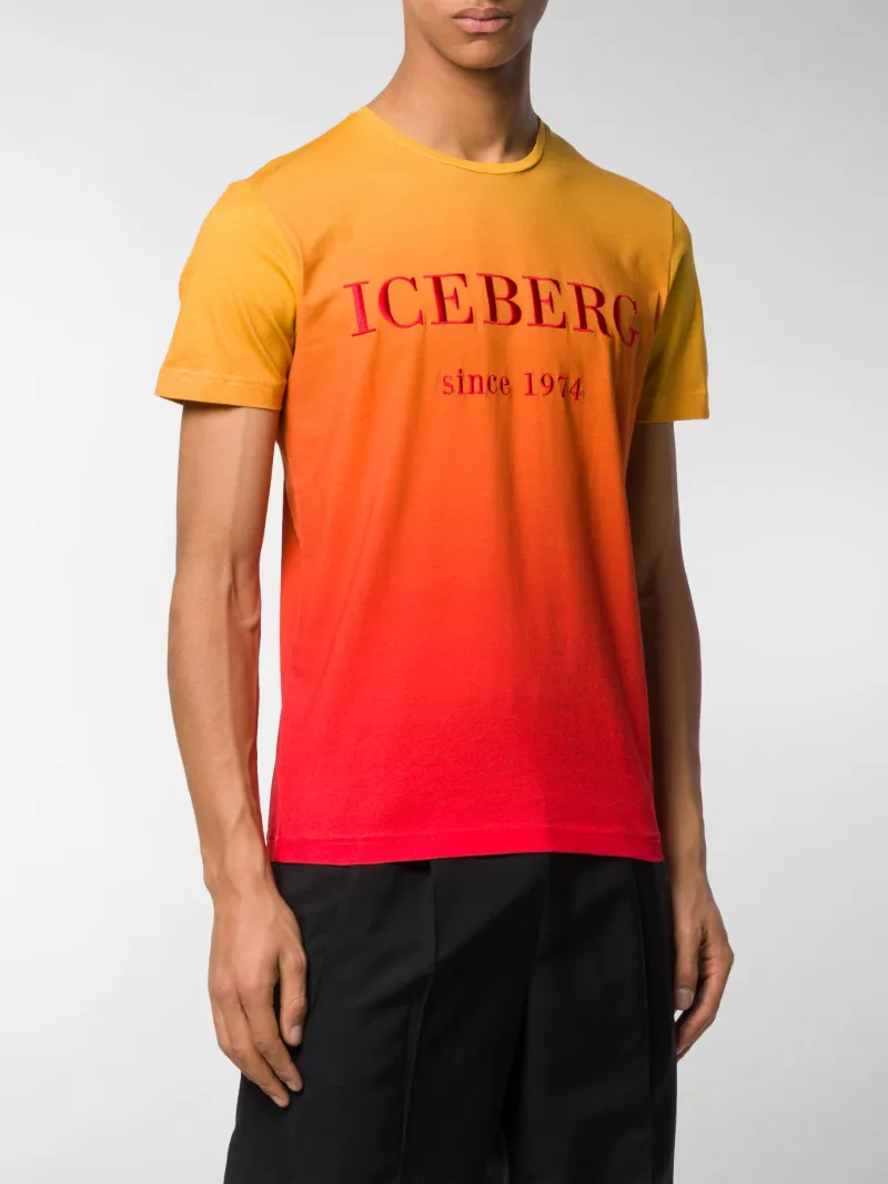 Iceberg orange logo T-shirt orange | MODES