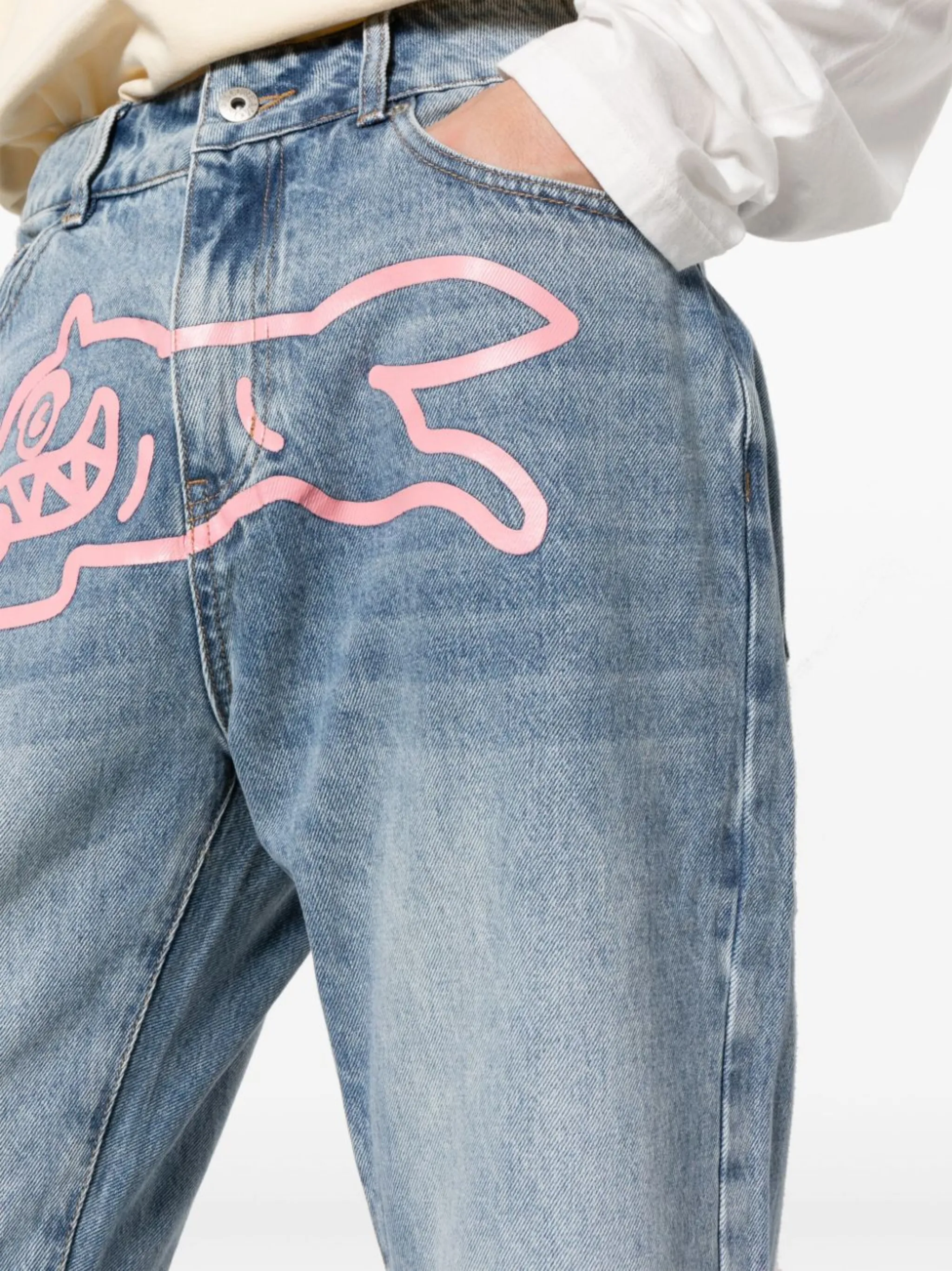 ICECREAM Running Dog straight-leg jeans | Eraldo.com FR