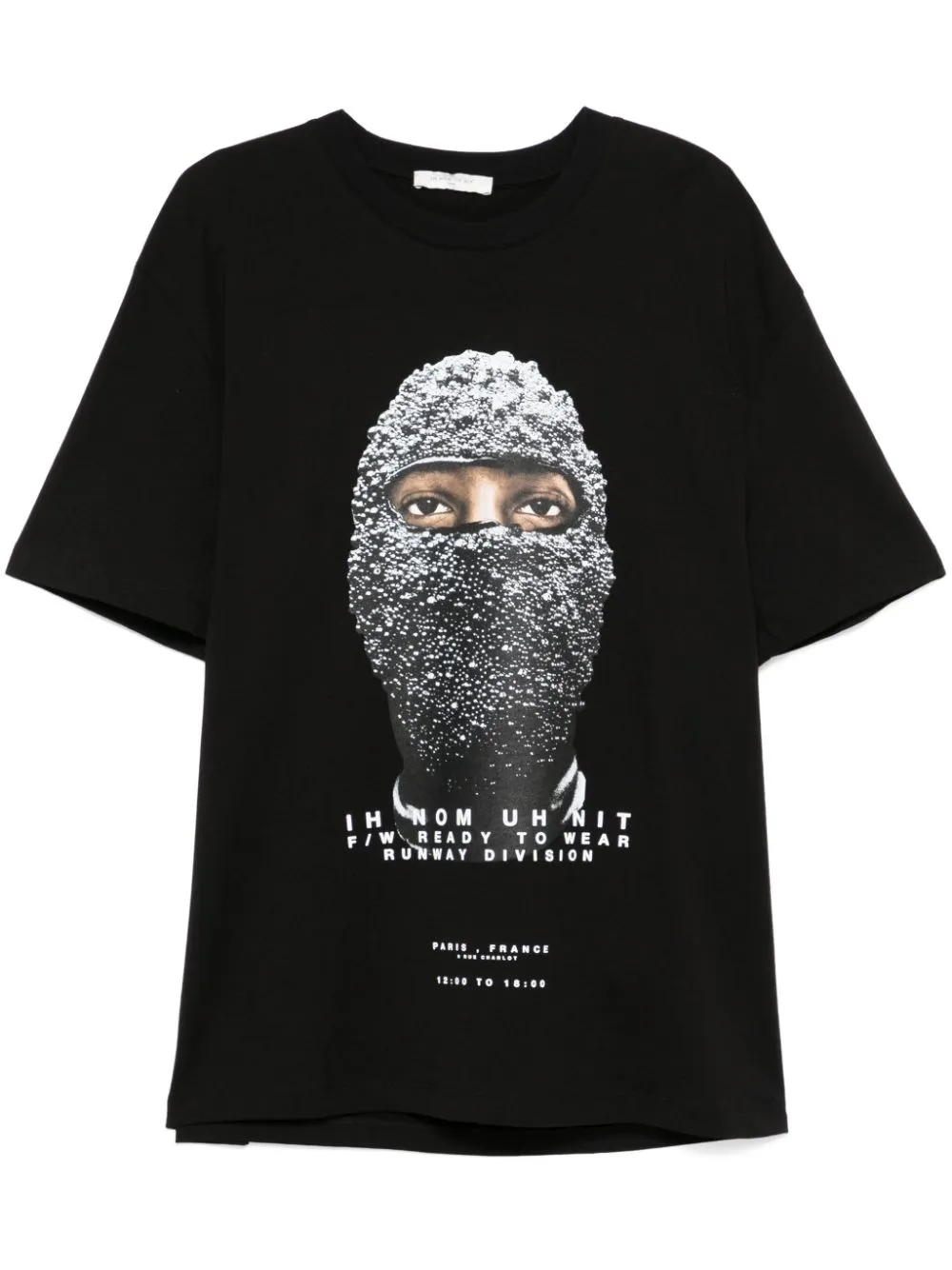 IH 2024 NOM UH NIT Mask On Black T-shirt