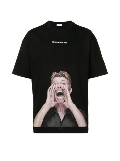 David Bowie print T-shirt | Ih Nom Uh Nit | Eraldo.com US