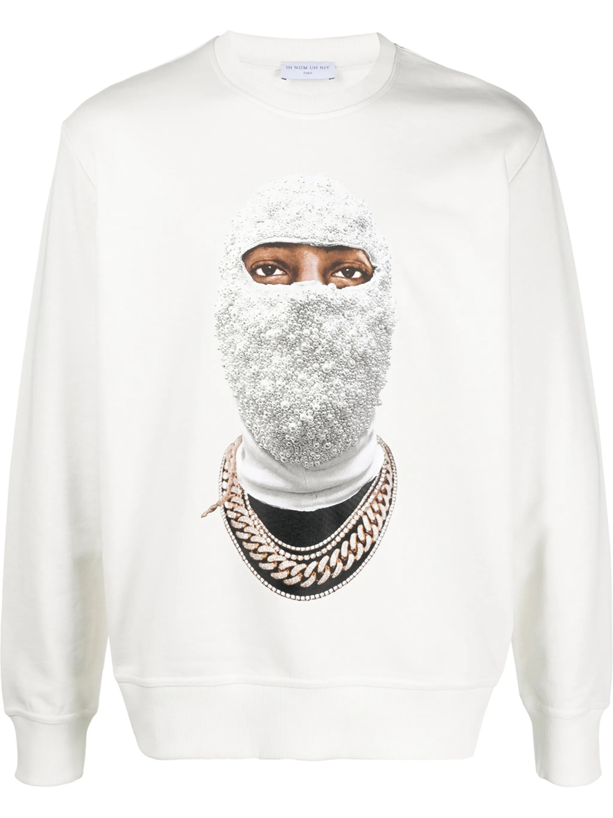 Ih Nom Uh Nit Masked Kanye print sweater Eraldo DE