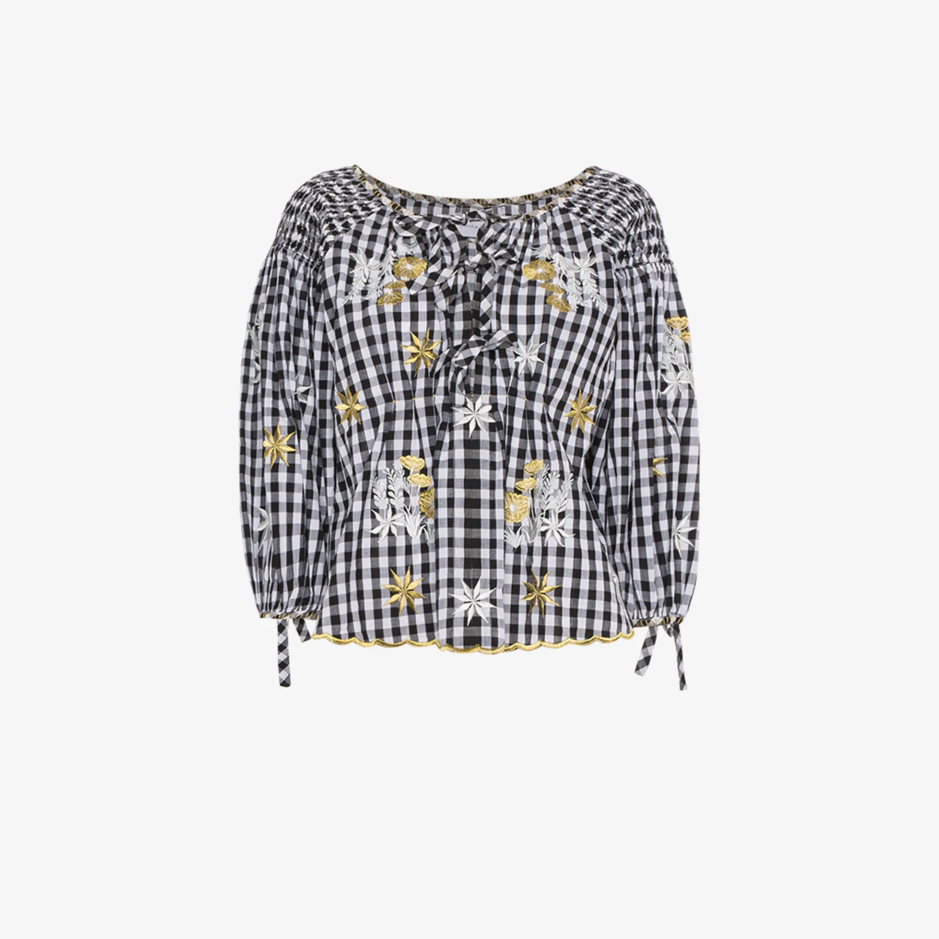 innika choo gingham top