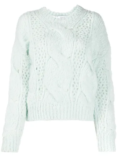 chunky cable knit sweater