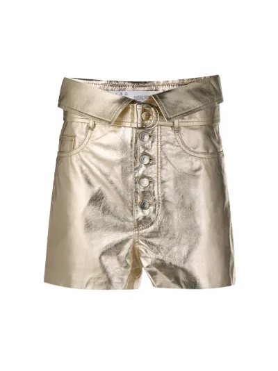 IRO metallic high rise shorts Eraldo US