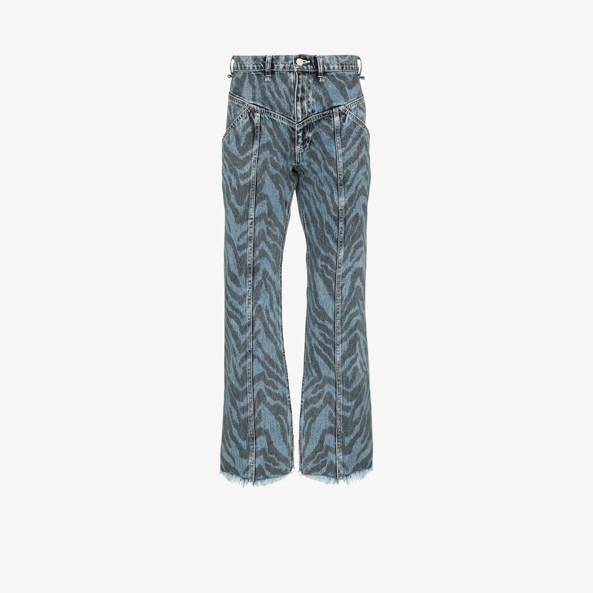 flared jeans print
